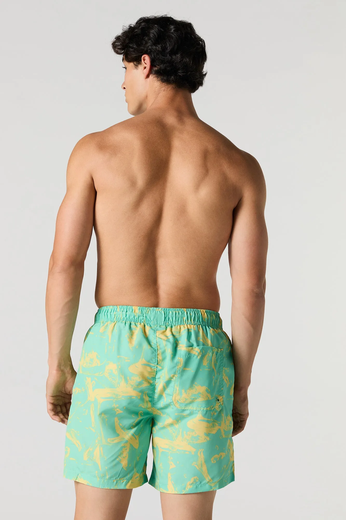 Brush Stroke Print Board Short sold by Urban Planet product image thumbnail 2