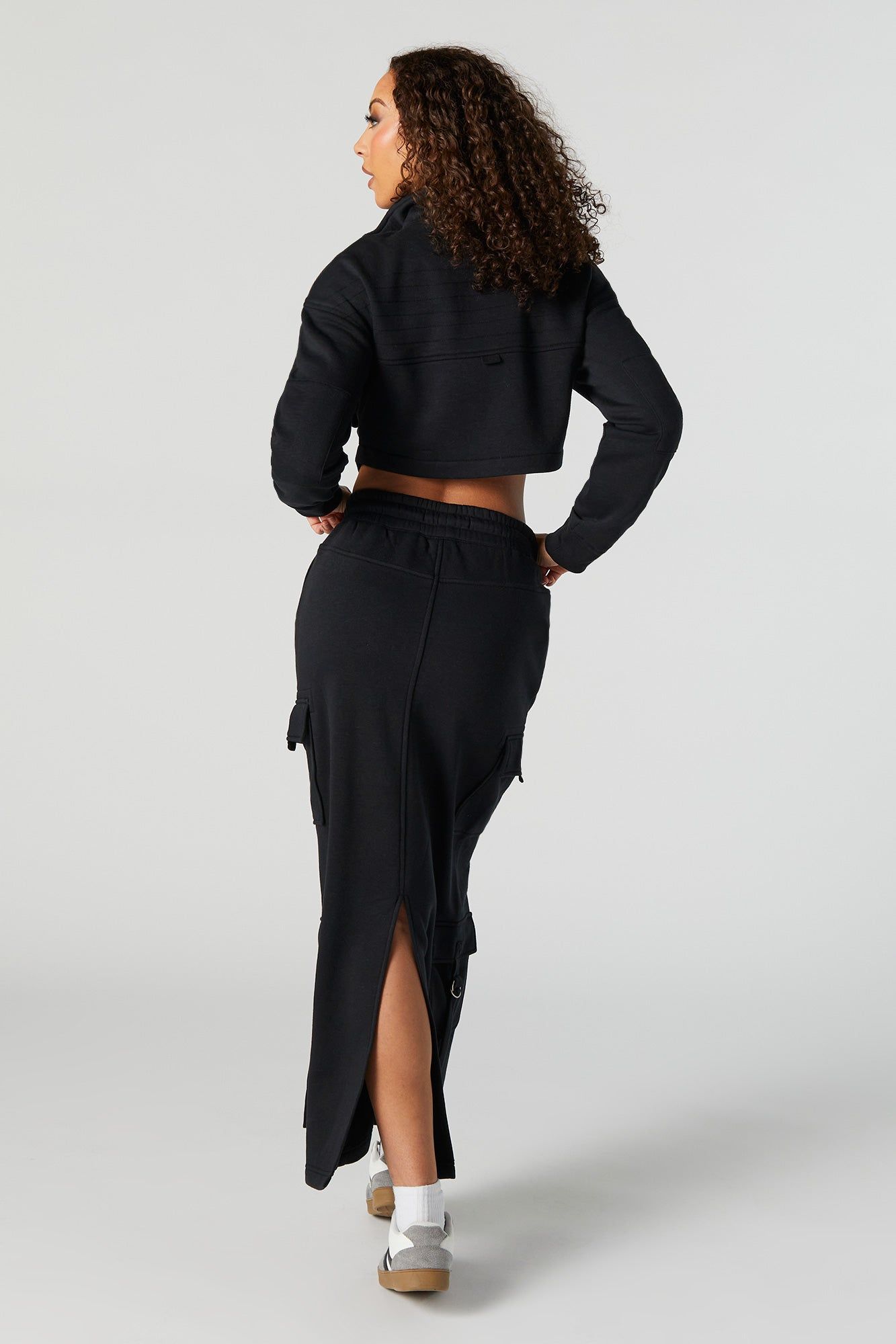 Fleece Multi Cargo Maxi Skirt sold by Urban Planet product image thumbnail 2