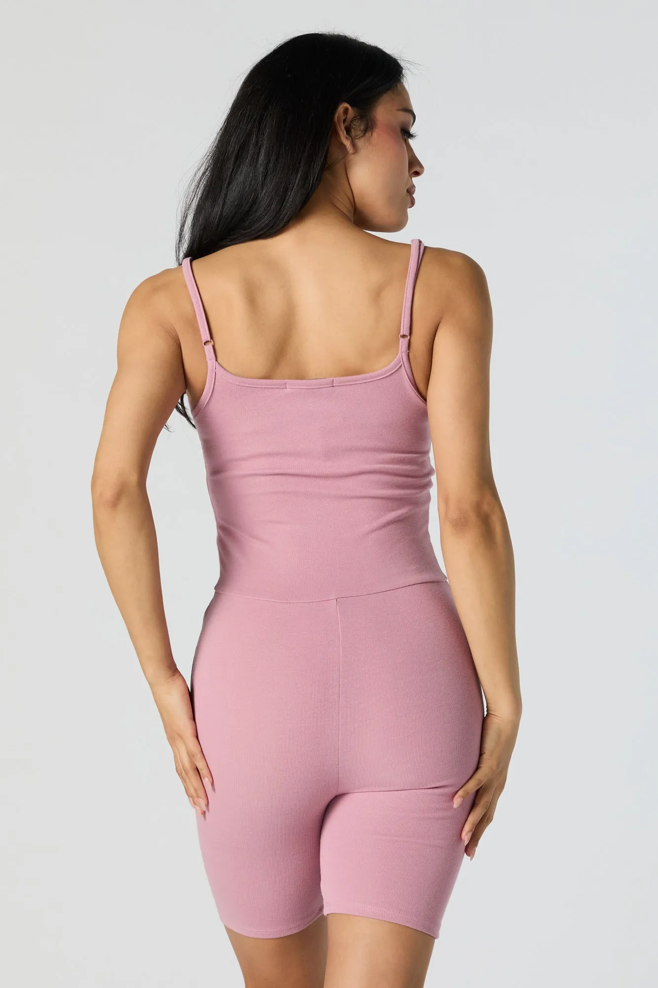 Scoop Neck Cami Romper sold by Urban Planet product image thumbnail 2