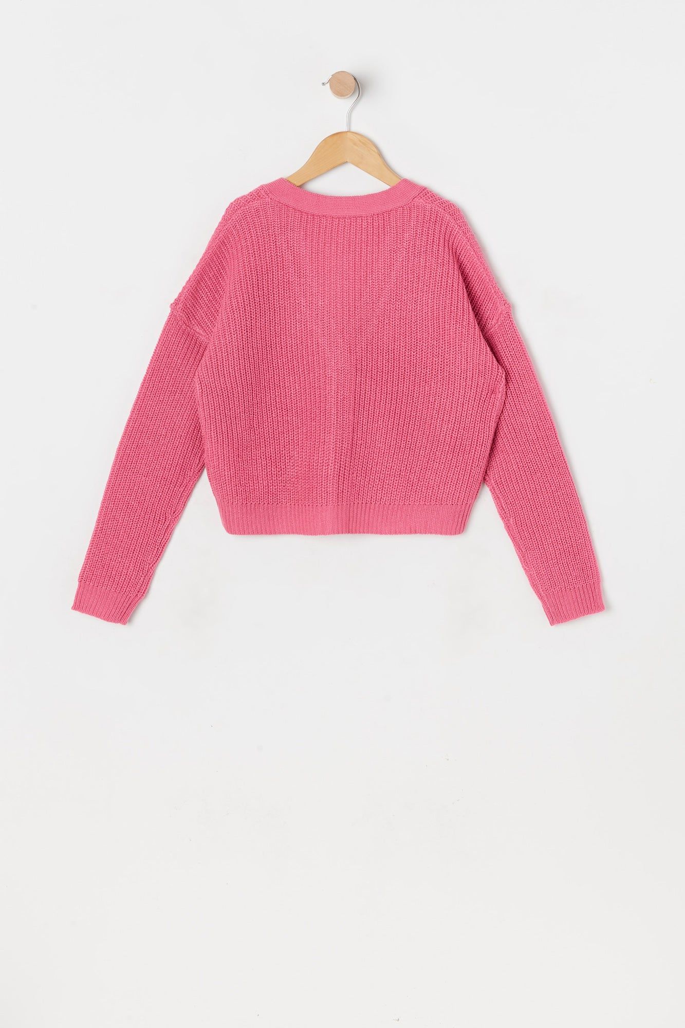 Girls Button-Up Knit Skimmer Cardigan sold by Urban Planet product image thumbnail 2