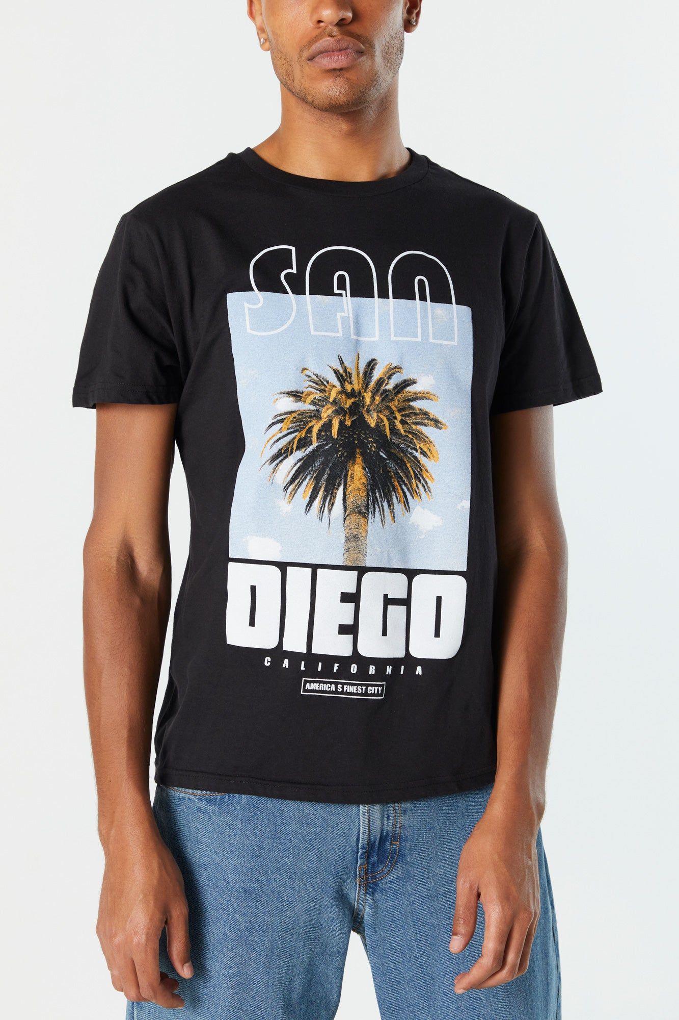 San Diego Graphic T-Shirt sold by Urban Planet product image thumbnail 2