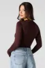 Contour Ruched Long Sleeve Bodysuit sold by Urban Planet