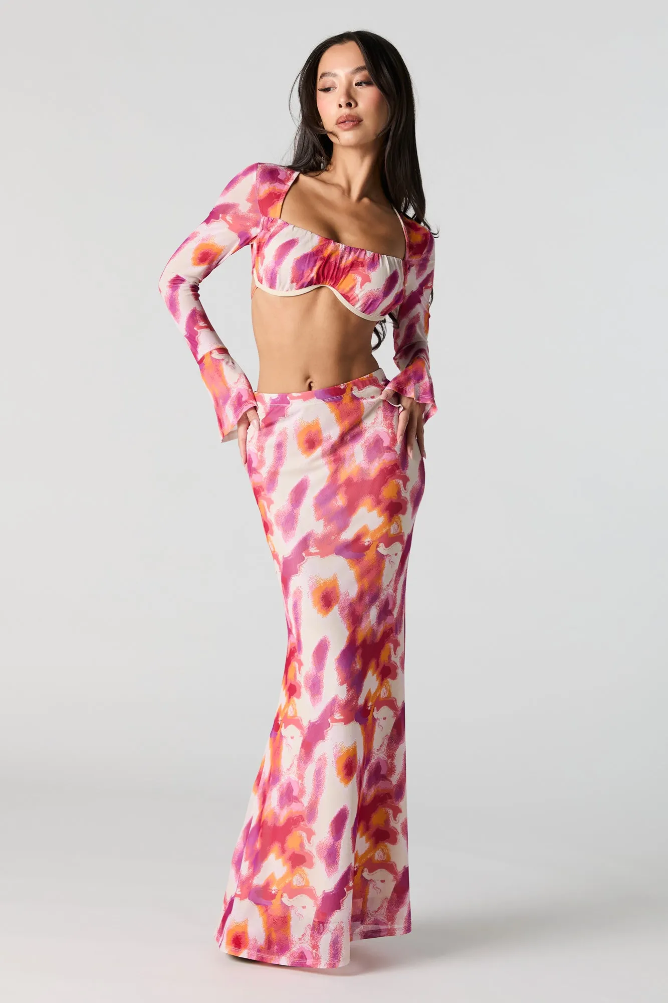 Mesh Maxi Skirt sold by Urban Planet product image thumbnail 4