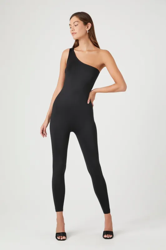 Contour One Shoulder Jumpsuit sold by Urban Planet