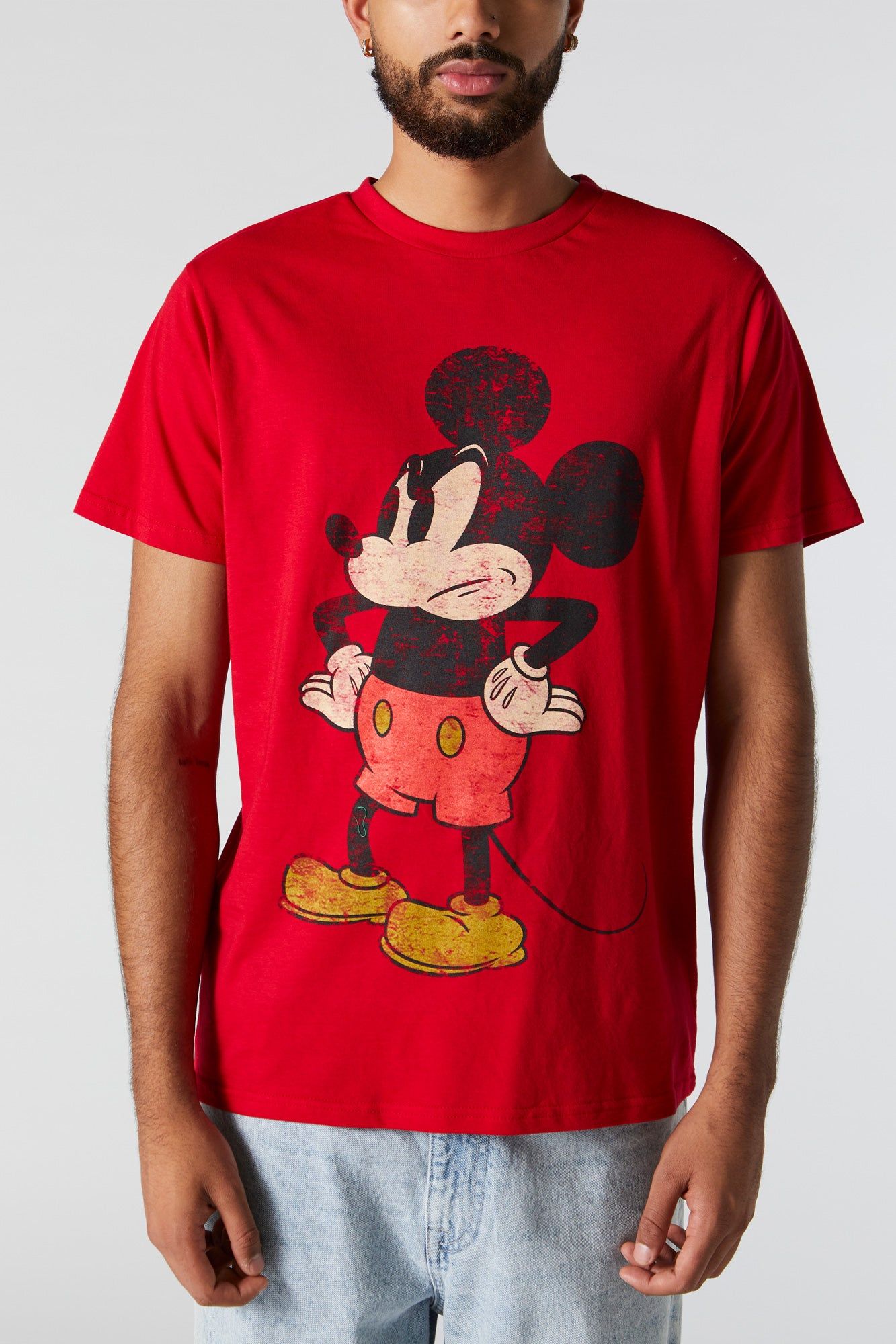 T-shirt à imprimé Angry Mickey sold by Urban Planet product image thumbnail 4