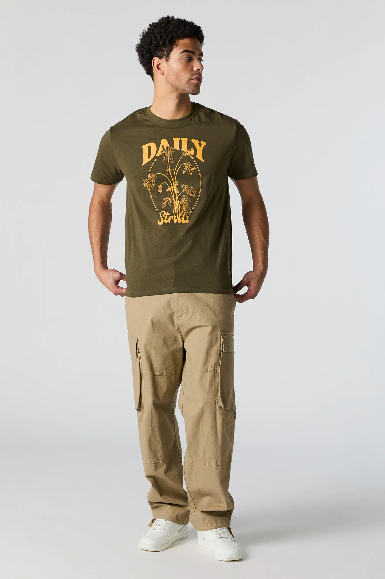 Daily Strolls Graphic T-Shirt sold by Urban Planet product image thumbnail 3