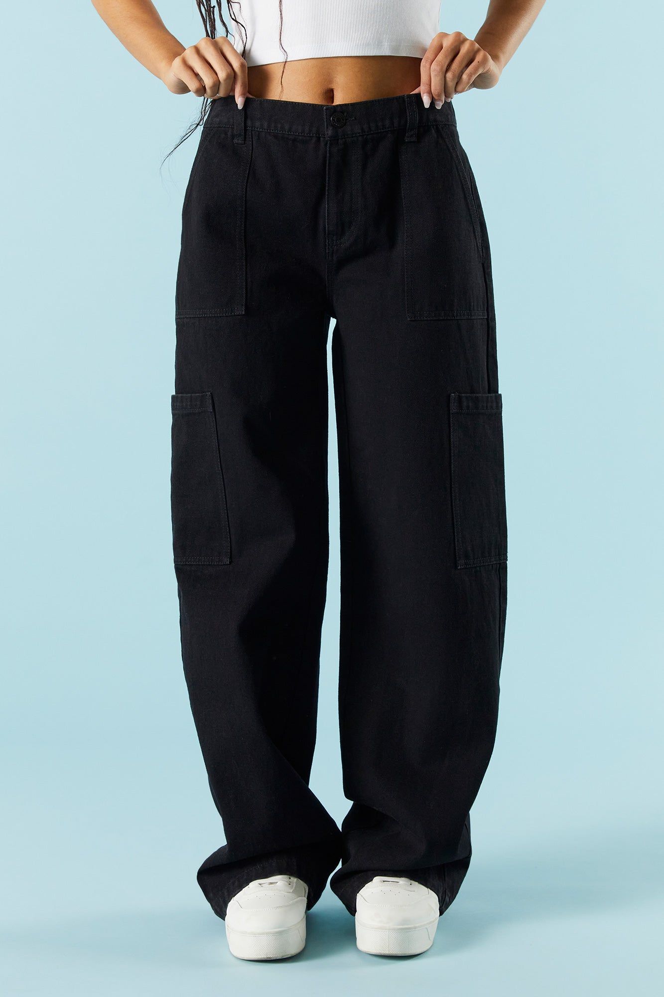 Straight Leg Multi Cargo Jogger sold by Urban Planet product image thumbnail 3