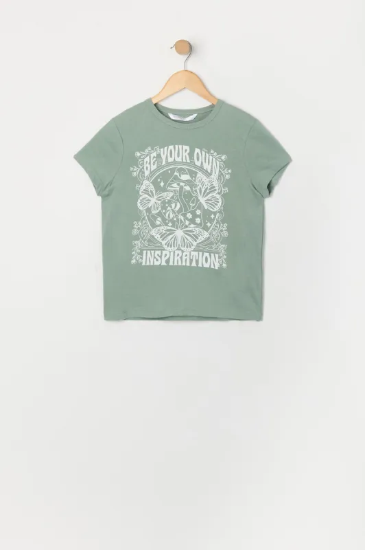 Girls Be Your Own Inspiration Graphic T-Shirt sold by Urban Planet