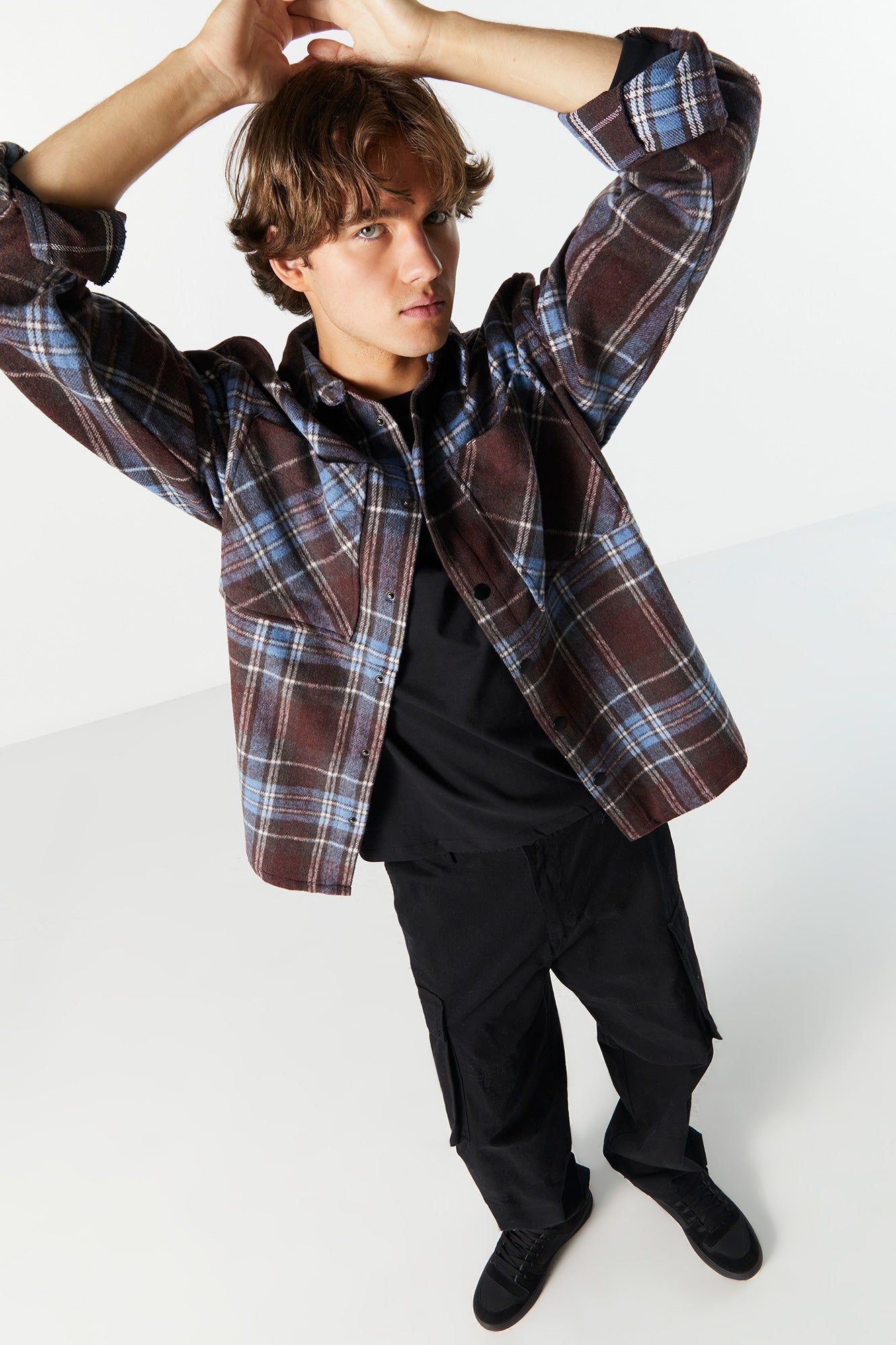 Plaid Shacket sold by Urban Planet product image thumbnail 3