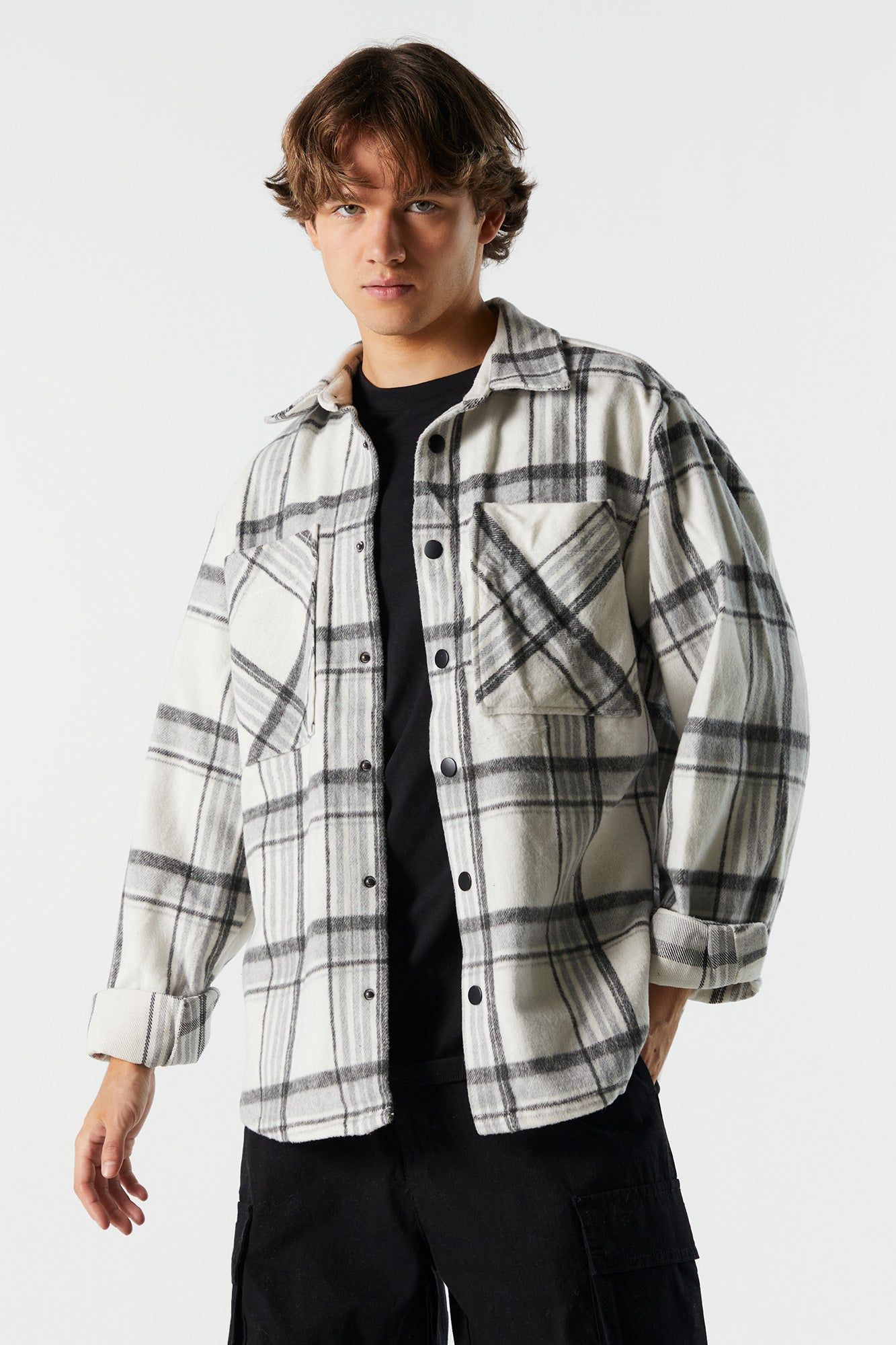 Plaid Shacket sold by Urban Planet product image thumbnail 4