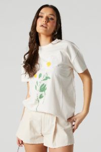 Flowers Oversized Graphic T-Shirt sold by Urban Planet