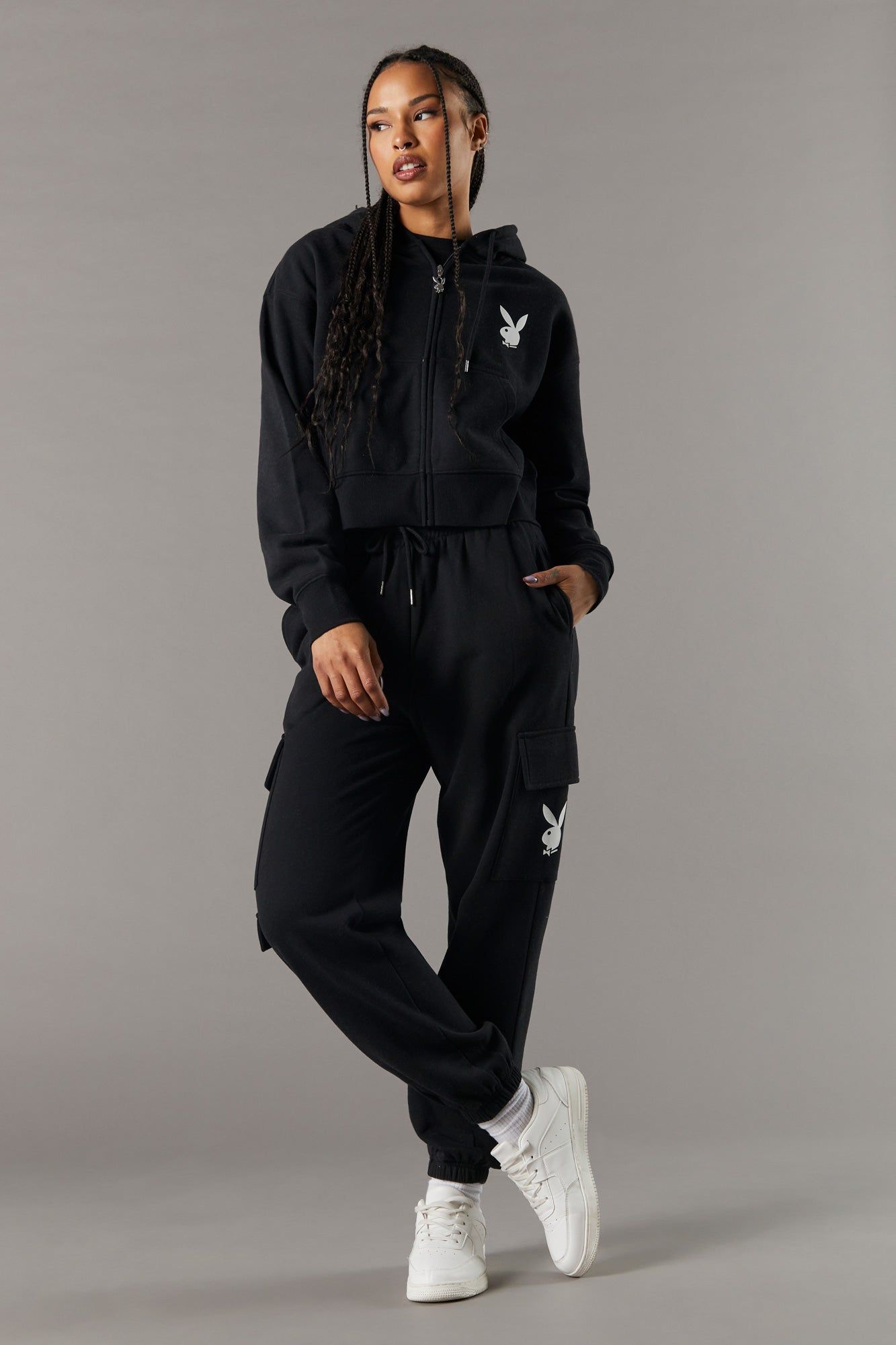 Pantalon de jogging cargo à imprimé Playboy sold by Urban Planet product image thumbnail 5