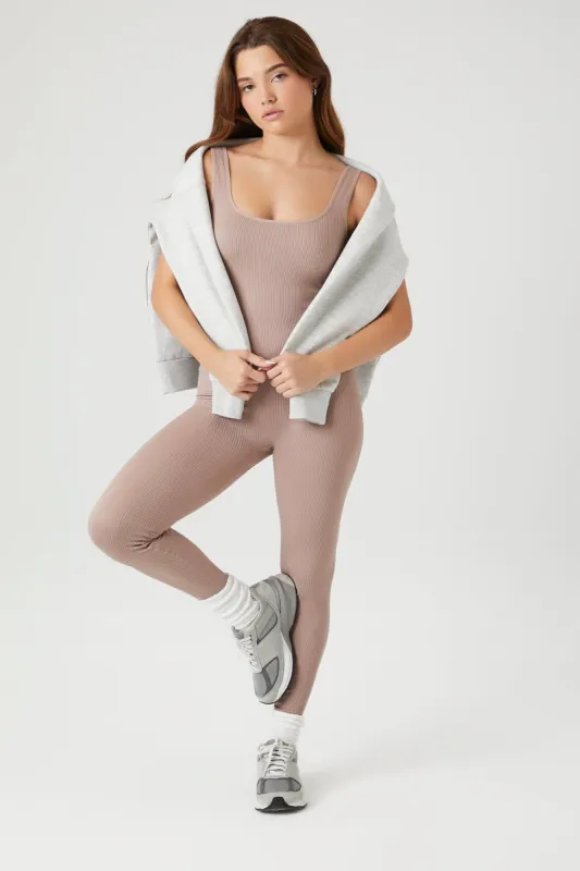 Seamless Ribbed Jumpsuit sold by Urban Planet