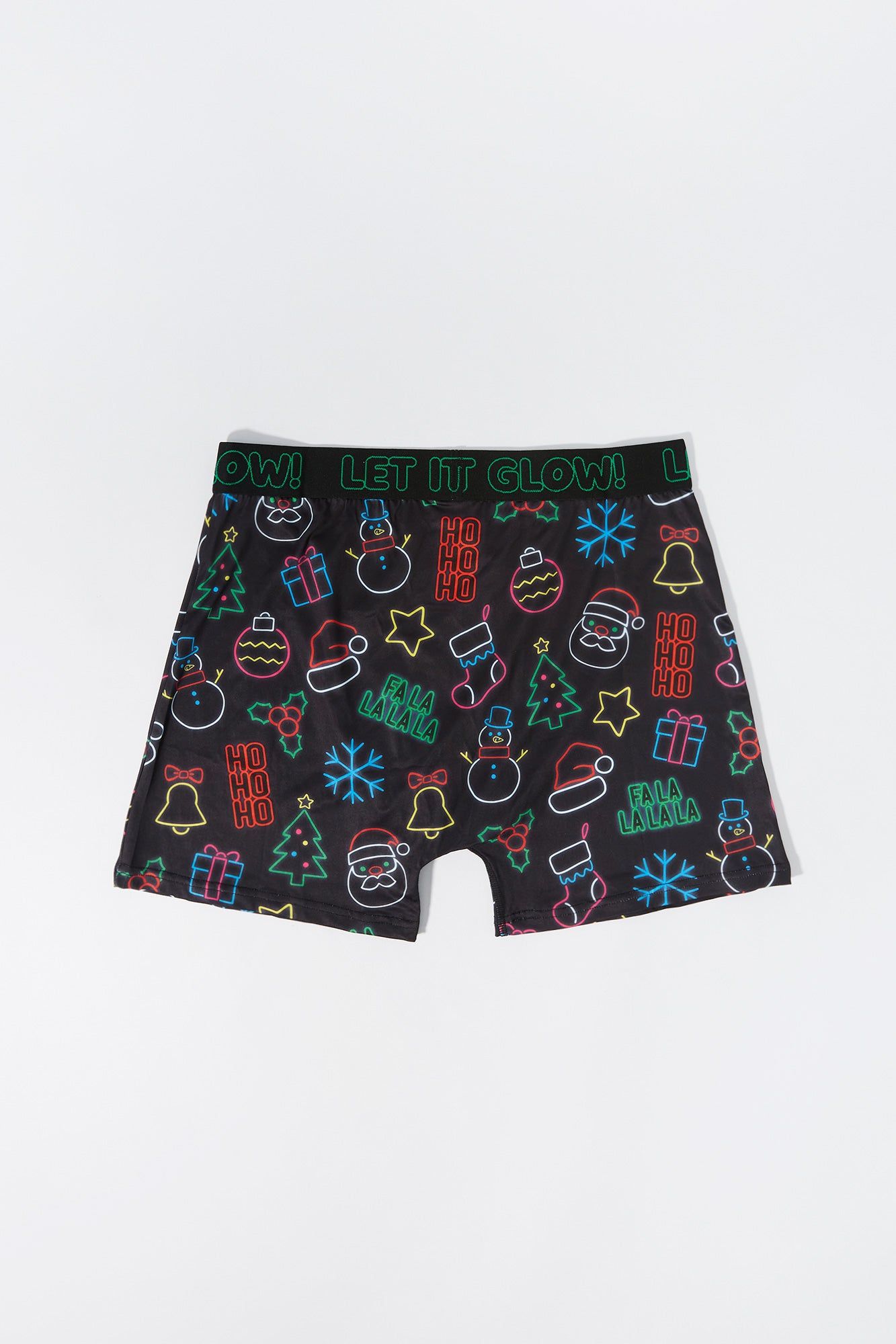 Boxeur à imprimé de Noël Let It Glow sold by Urban Planet product image thumbnail 2