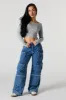 Solid Cropped Long Sleeve Top sold by Urban Planet