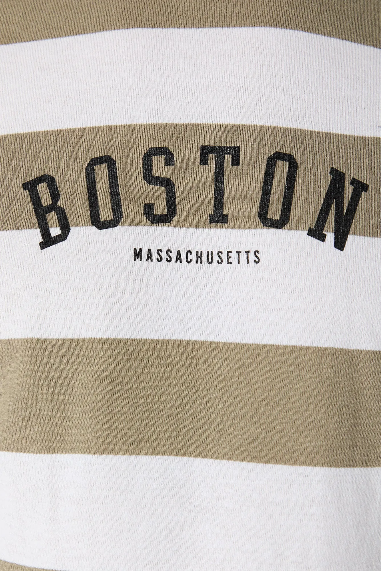 Boston Graphic Striped Shirt sold by Urban Planet product image thumbnail 4