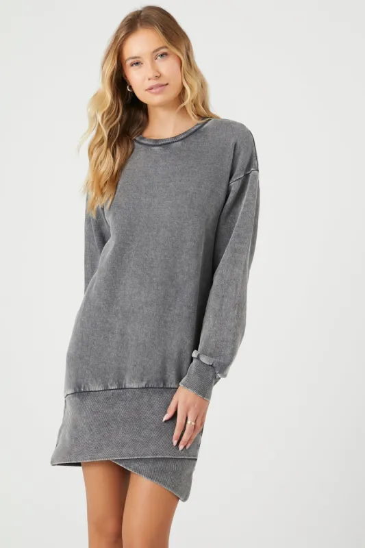 Fleece Sweatshirt Mini Dress sold by Urban Planet