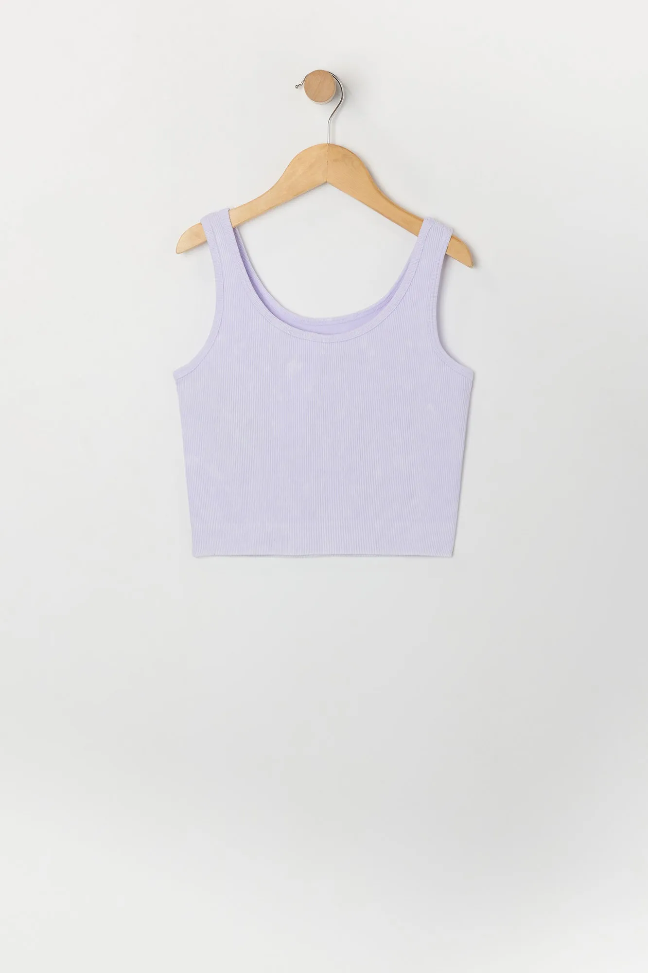 Débardeur Active côtelé délavé sans couture avec encolure dégagée pour fille sold by Urban Planet product image thumbnail 5