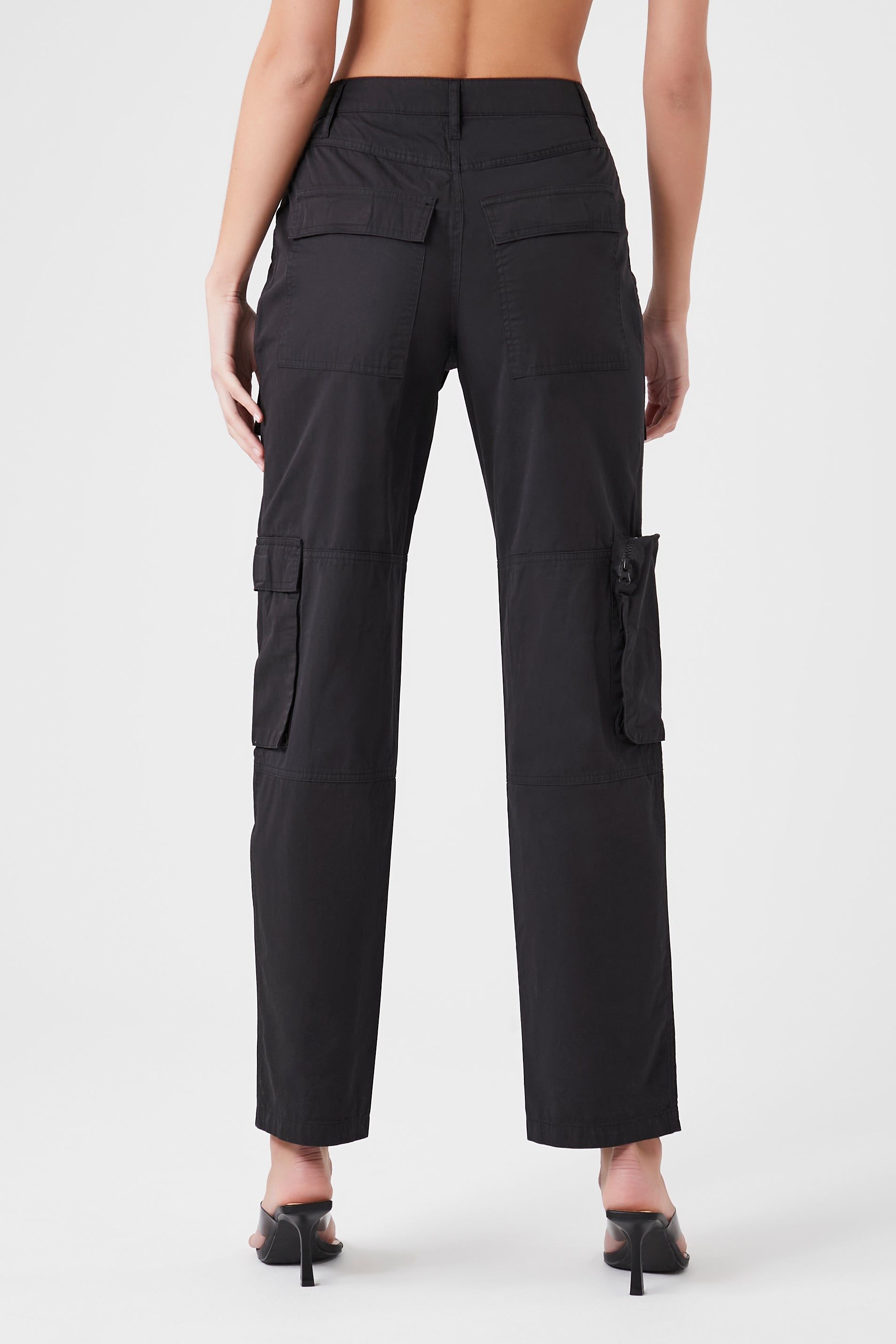 Twill High-Rise Cargo Pants sold by Urban Planet product image thumbnail 4