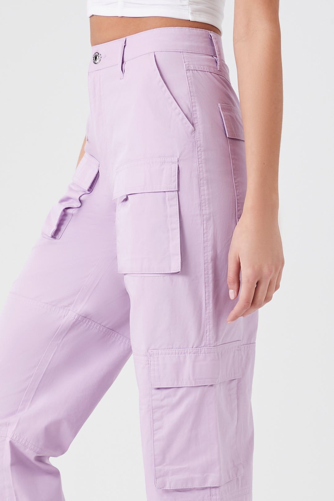 Twill High-Rise Cargo Pants sold by Urban Planet product image thumbnail 9