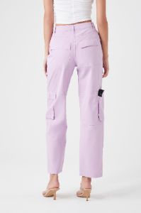 Twill High-Rise Cargo Pants sold by Urban Planet
