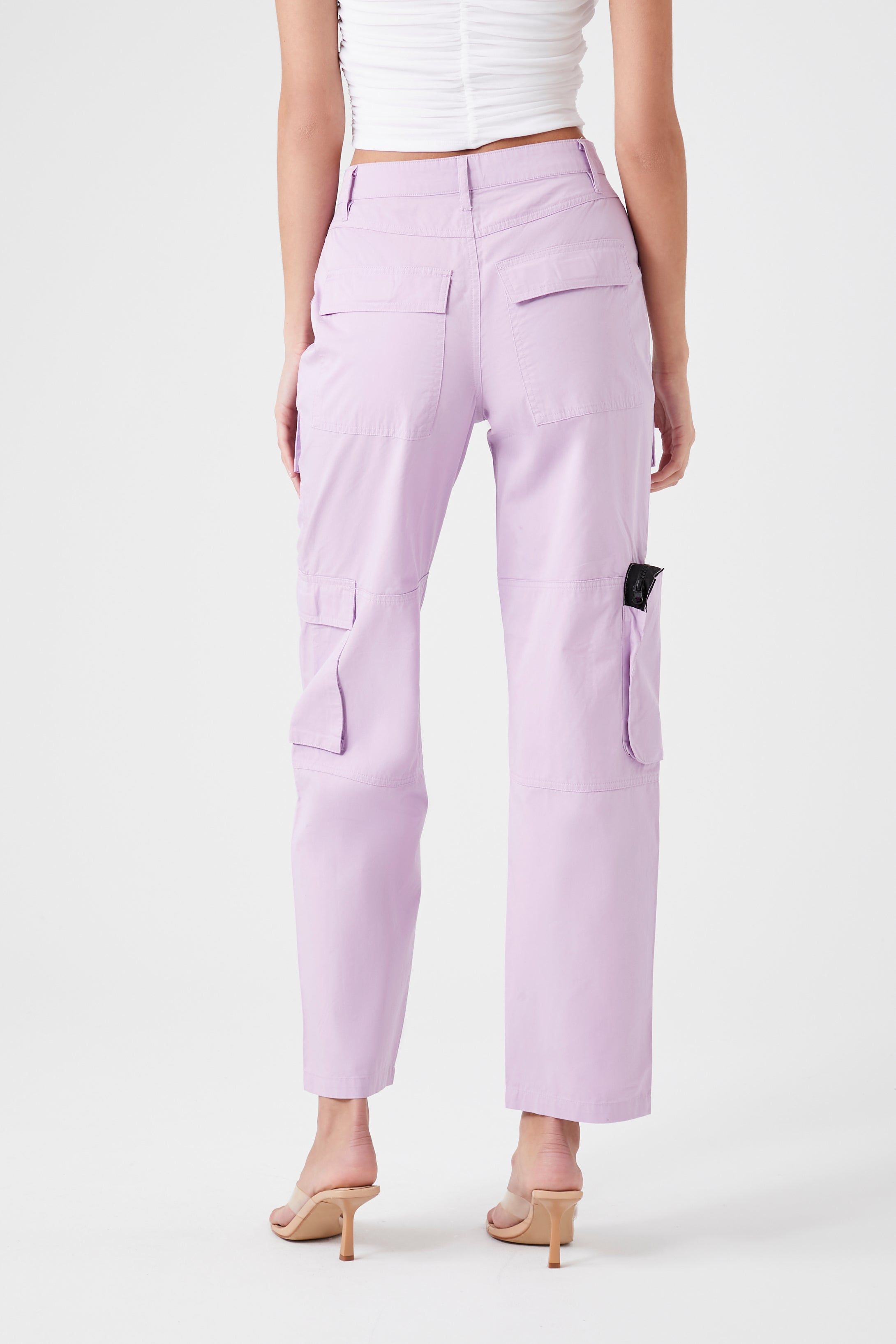 Twill High-Rise Cargo Pants sold by Urban Planet product image thumbnail 8