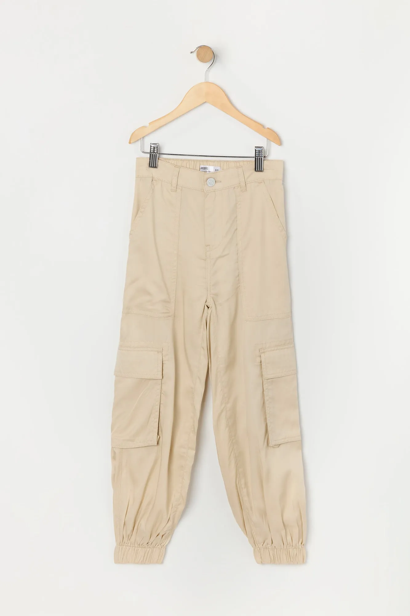 Jogger cargo avec bande de taille élastique pour fille sold by Urban Planet product image thumbnail 5