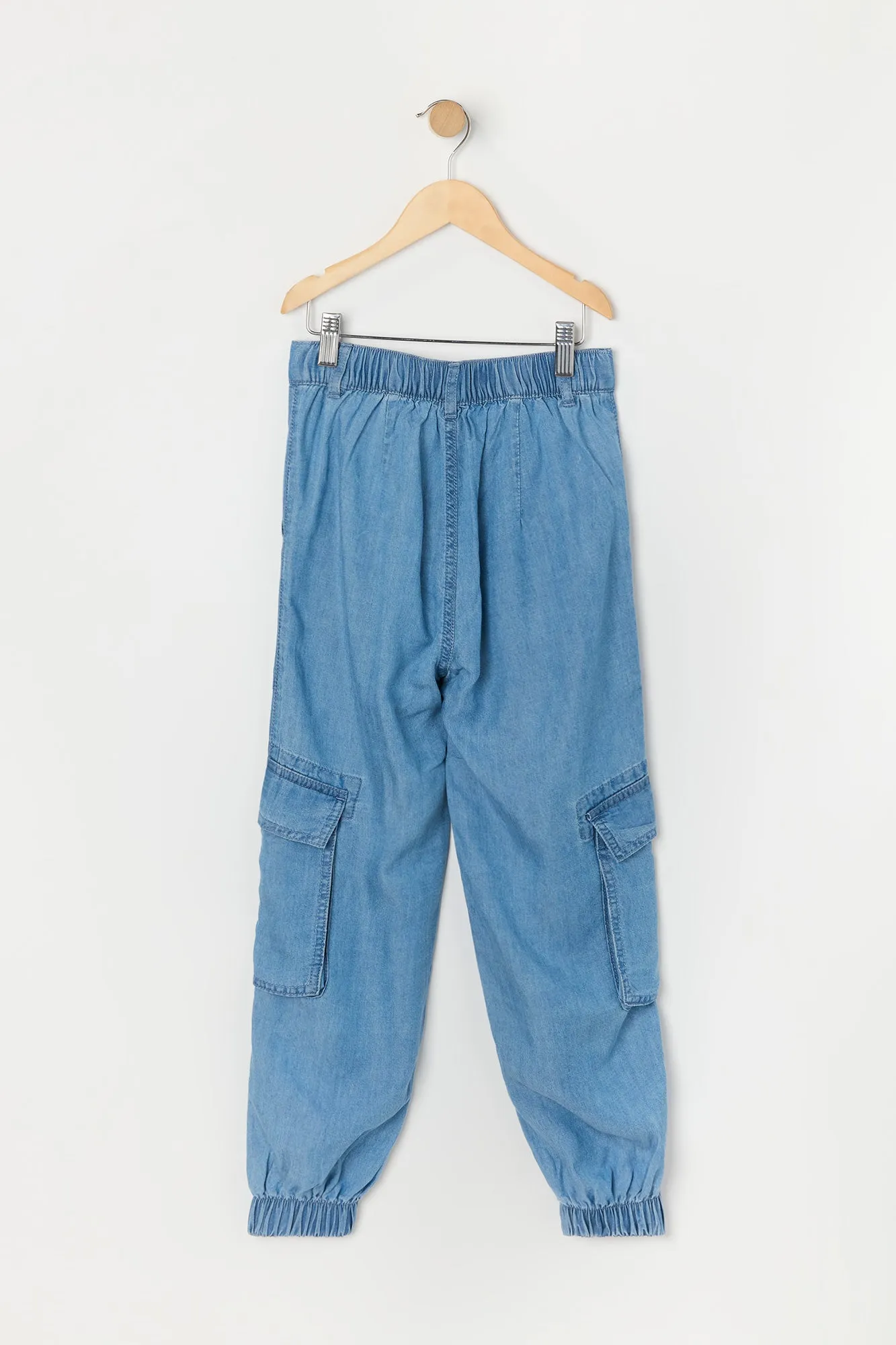 Jogger cargo avec bande de taille élastique pour fille sold by Urban Planet product image thumbnail 4