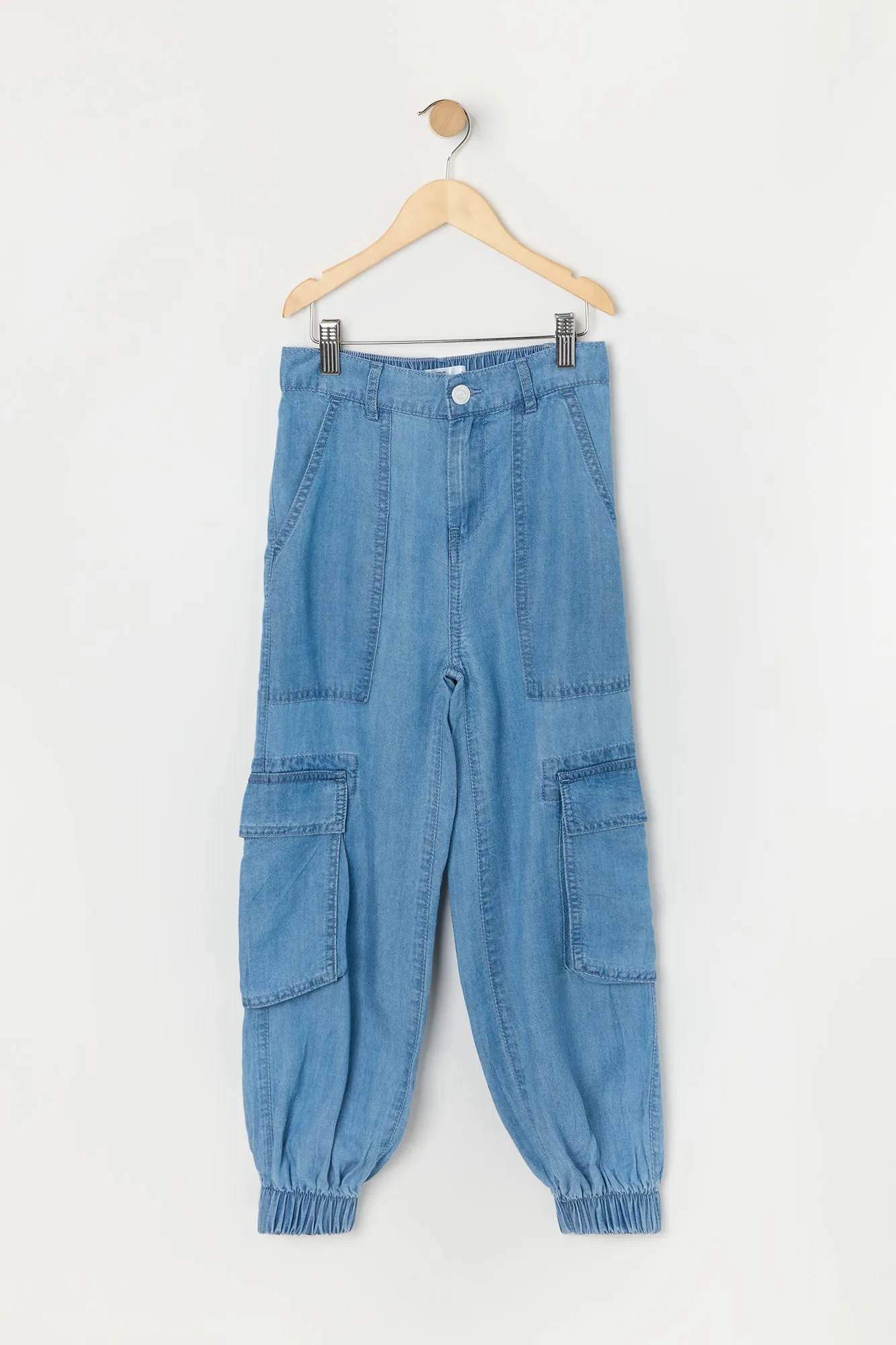 Jogger cargo avec bande de taille élastique pour fille sold by Urban Planet product image thumbnail 3