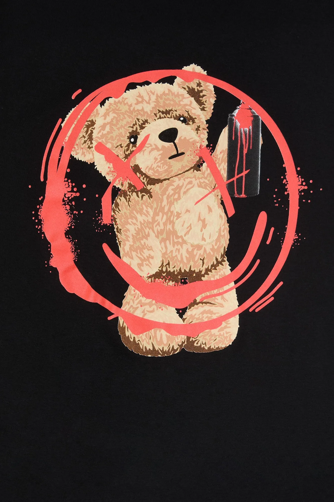 Graffiti Teddy Graphic T-Shirt sold by Urban Planet product image thumbnail 2