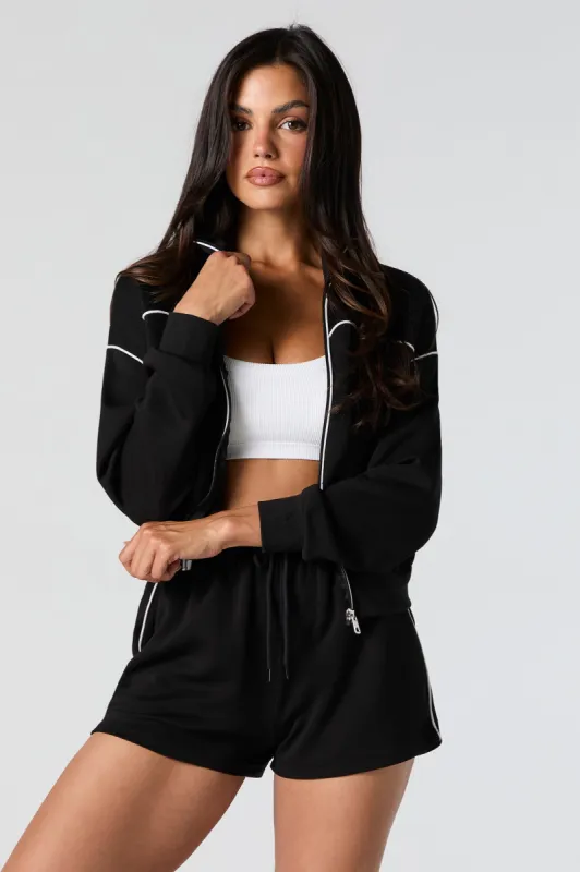 Blouson Active avec surpiqûres contrastantes et fermeture à glissière sold by Urban Planet