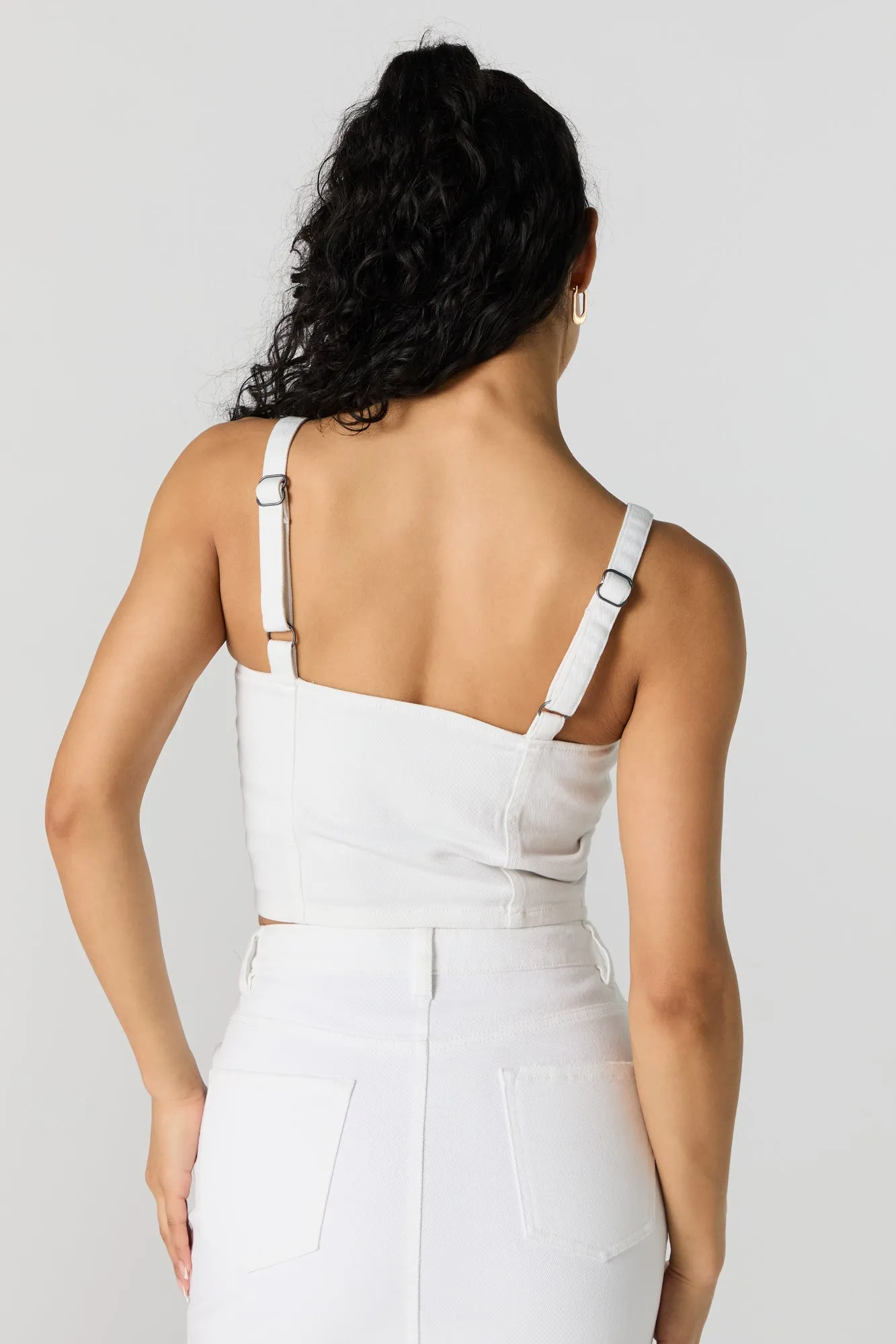 Corset boutonné en denim sold by Urban Planet product image thumbnail 2