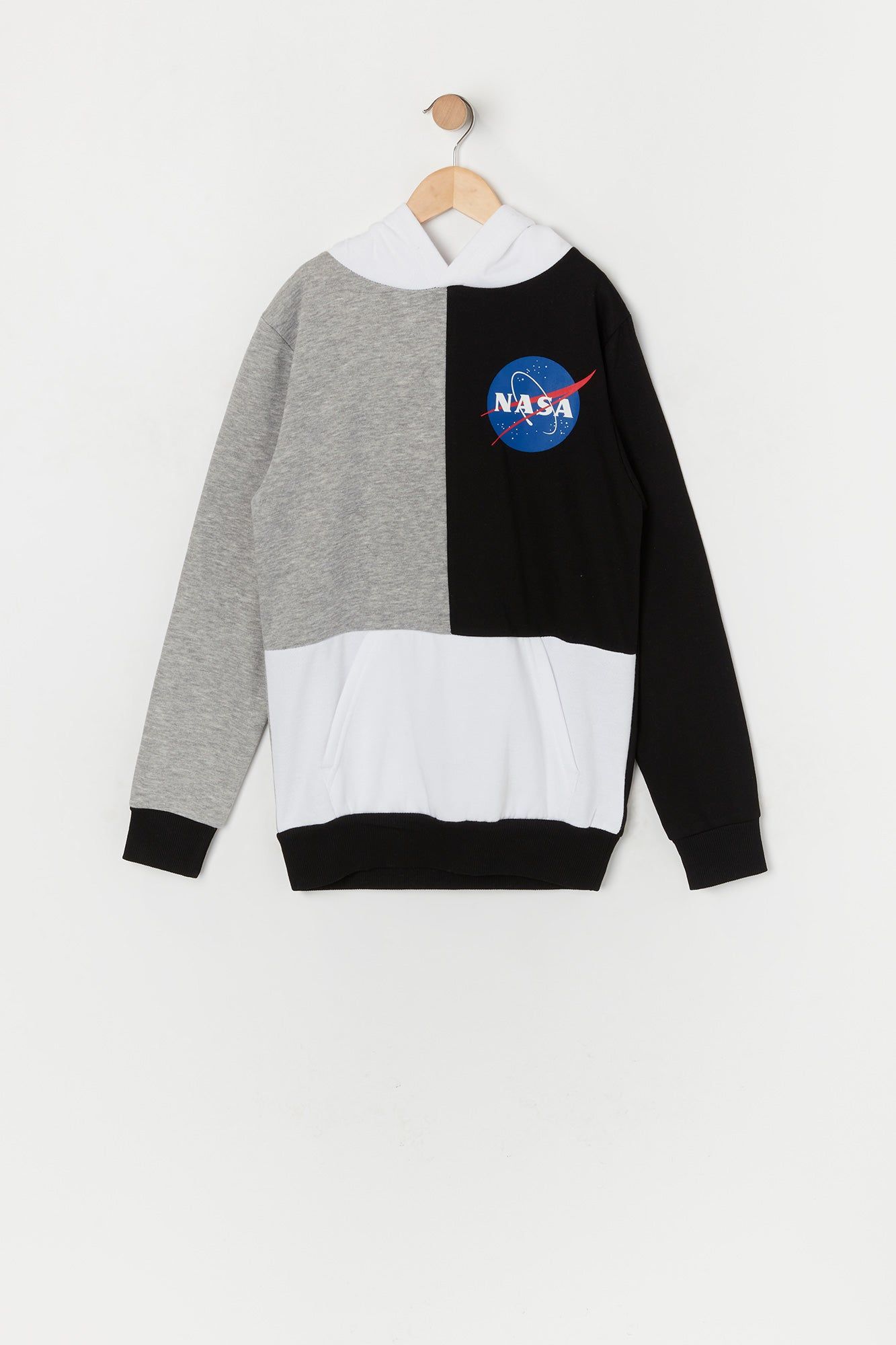 Boys NASA Colourblock Hoodie sold by Urban Planet