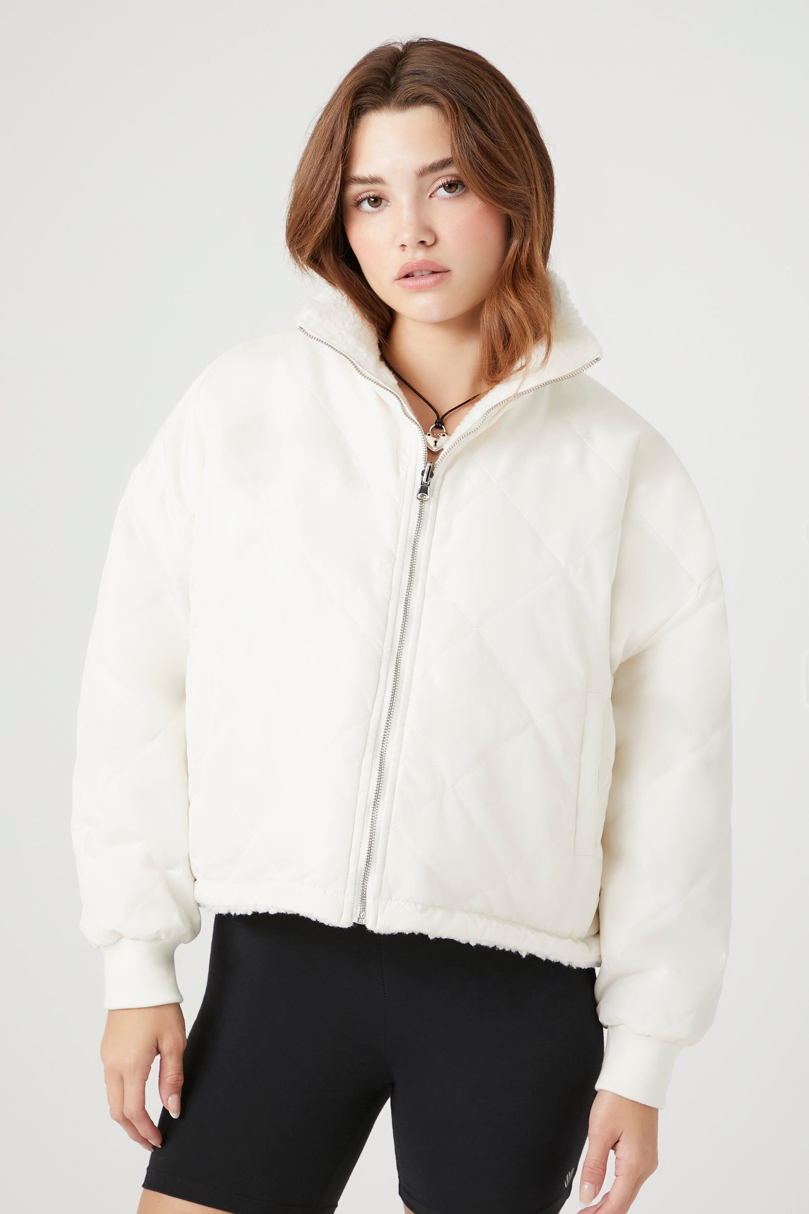 Blouson de style camionneur en Sherpa réversible sold by Urban Planet