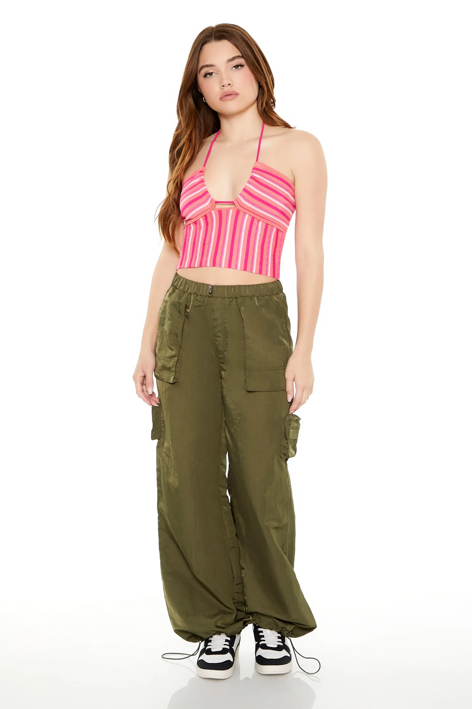 Haut bain-de-soleil rayé court sold by Urban Planet product image thumbnail 3