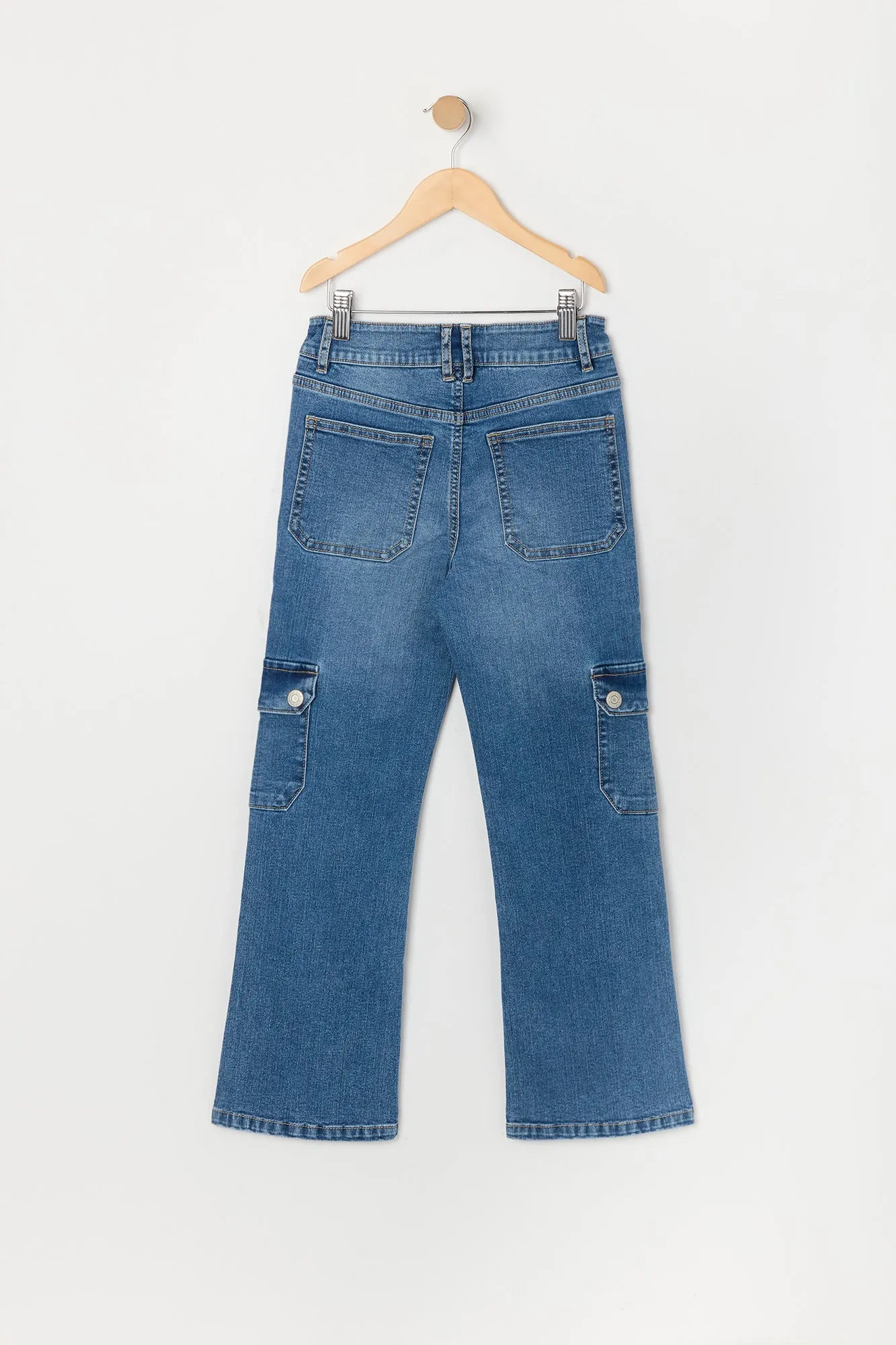 Girls Straight Leg Cargo Jean sold by Urban Planet product image thumbnail 2