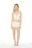 Mesh Ruffle Lace Corset sold by Urban Planet