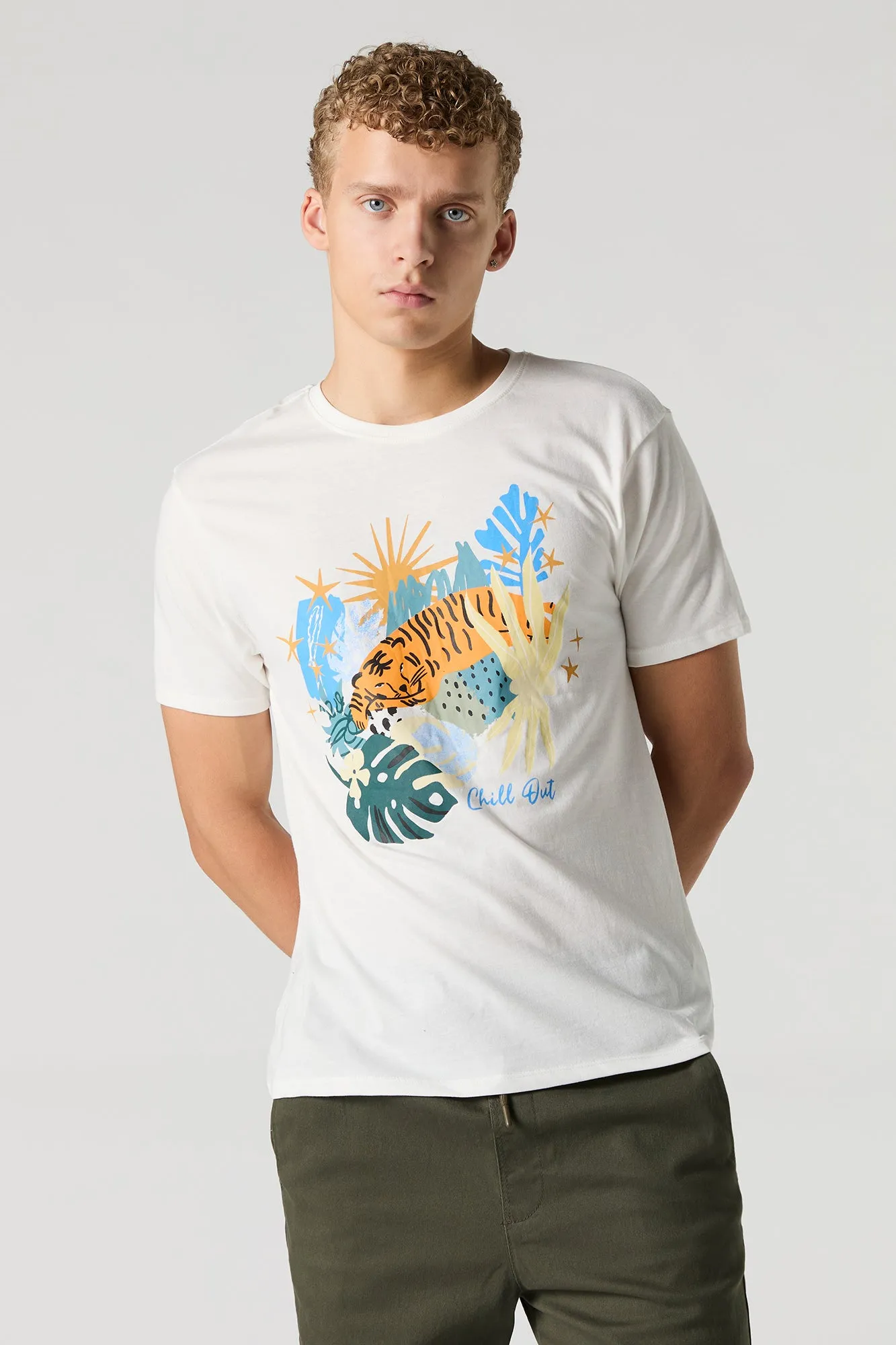 T-shirt à imprimé Chill Out sold by Urban Planet