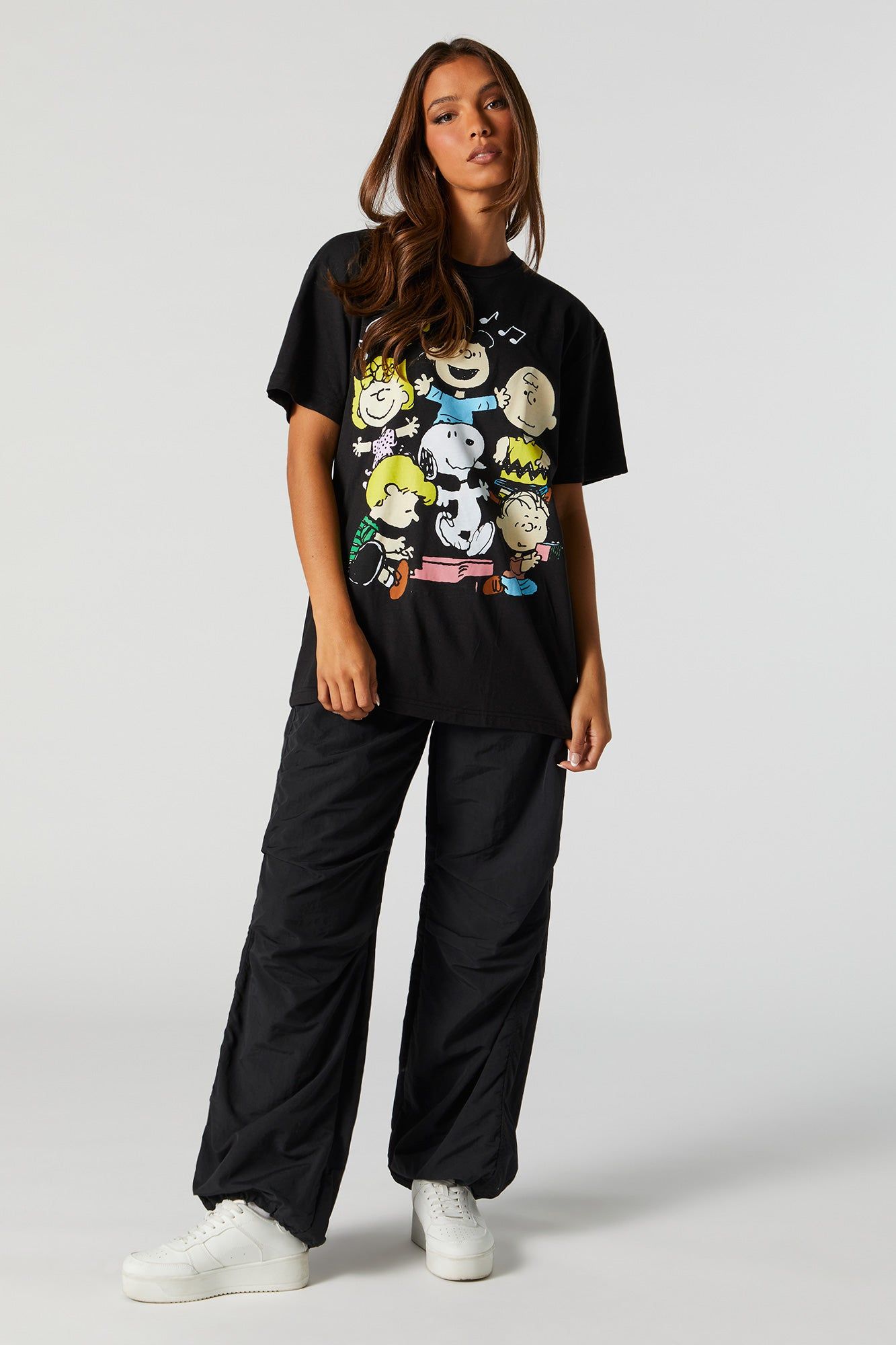 Snoopy and Friends Graphic Boyfriend T-Shirt sold by Urban Planet product image thumbnail 4