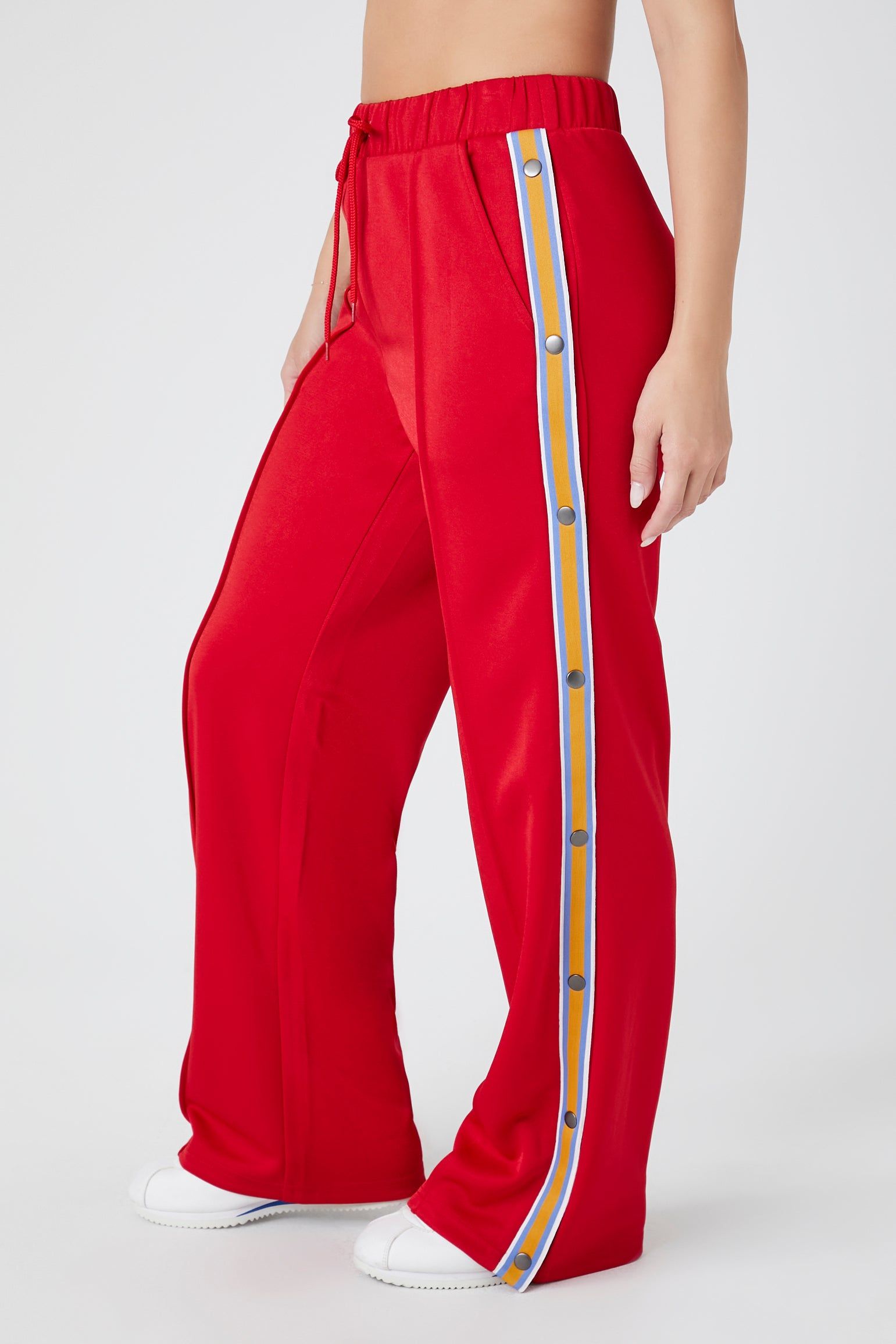 Pantalons avec rayures latérales et boutons-pression sold by Urban Planet product image thumbnail 3