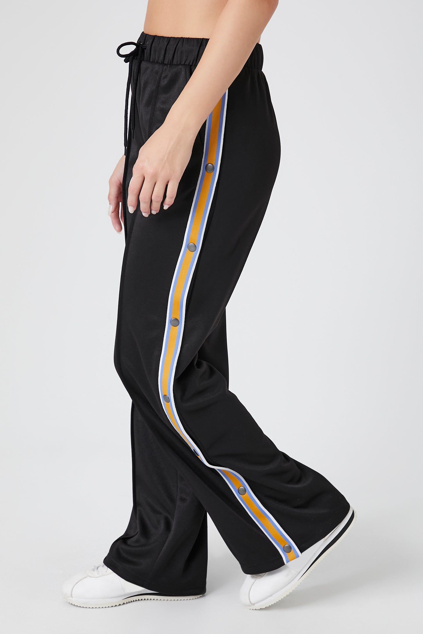 Pantalons avec rayures latérales et boutons-pression sold by Urban Planet product image thumbnail 7