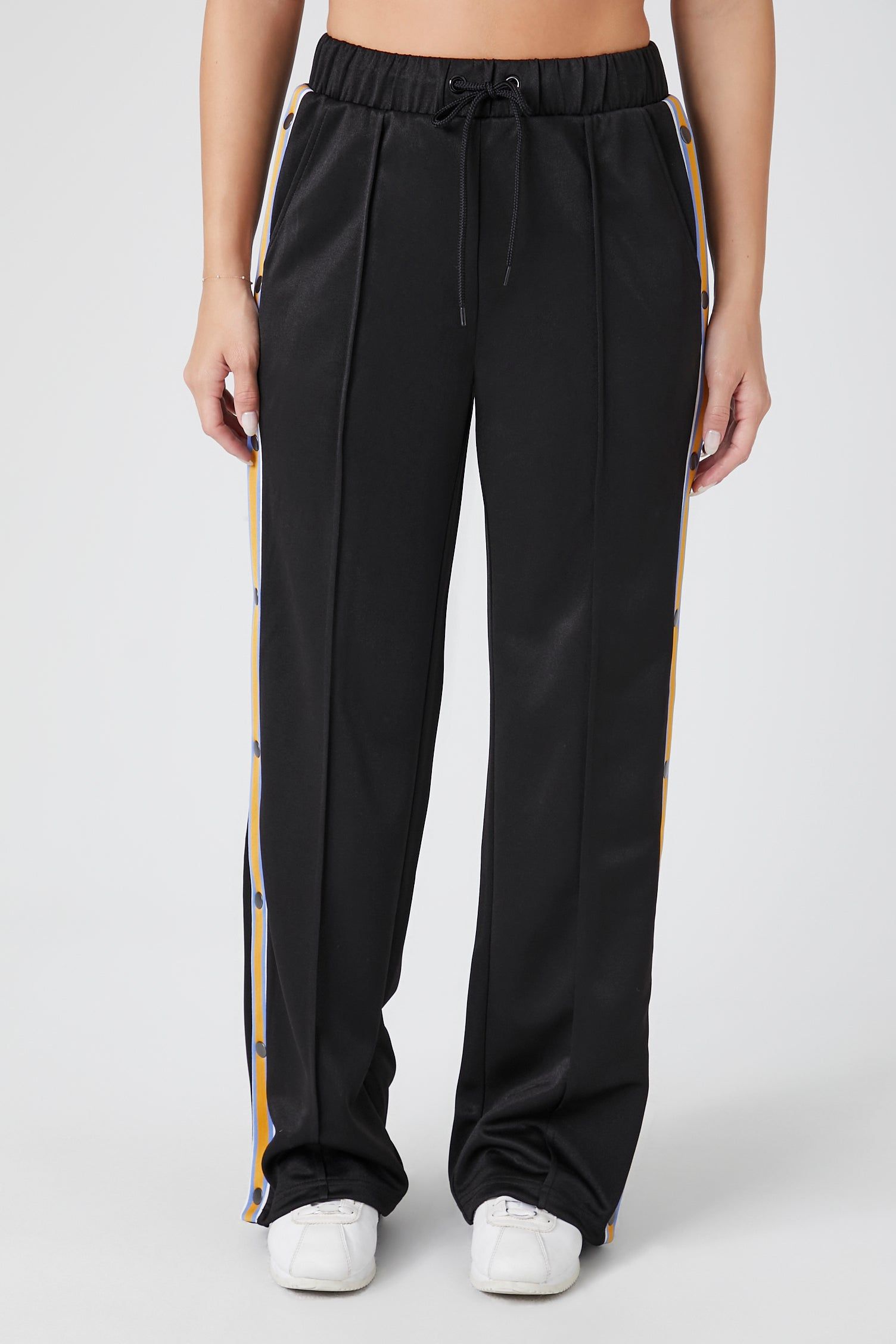 Pantalons avec rayures latérales et boutons-pression sold by Urban Planet product image thumbnail 6