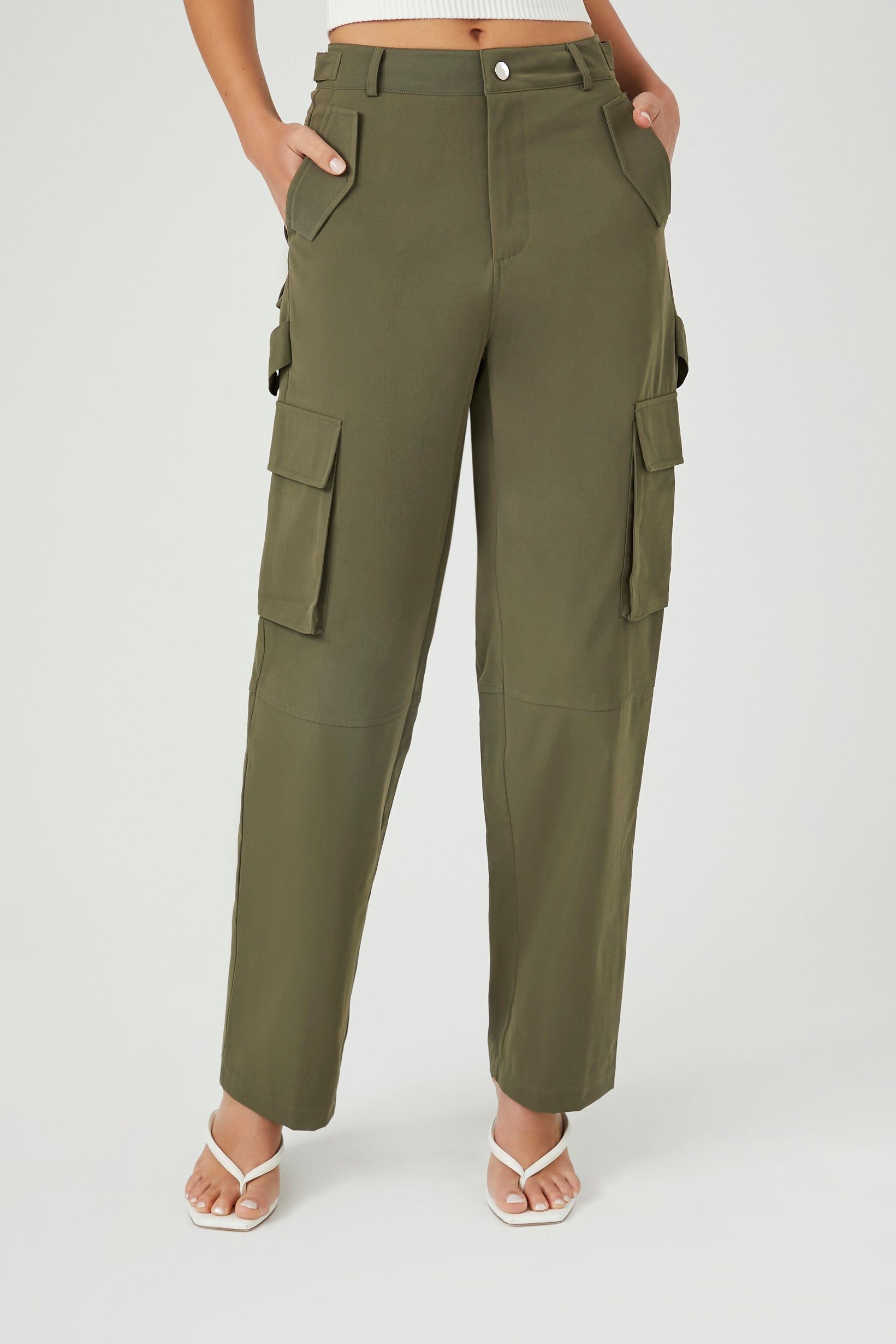Twill High Rise Cargo Pant sold by Urban Planet product image thumbnail 2
