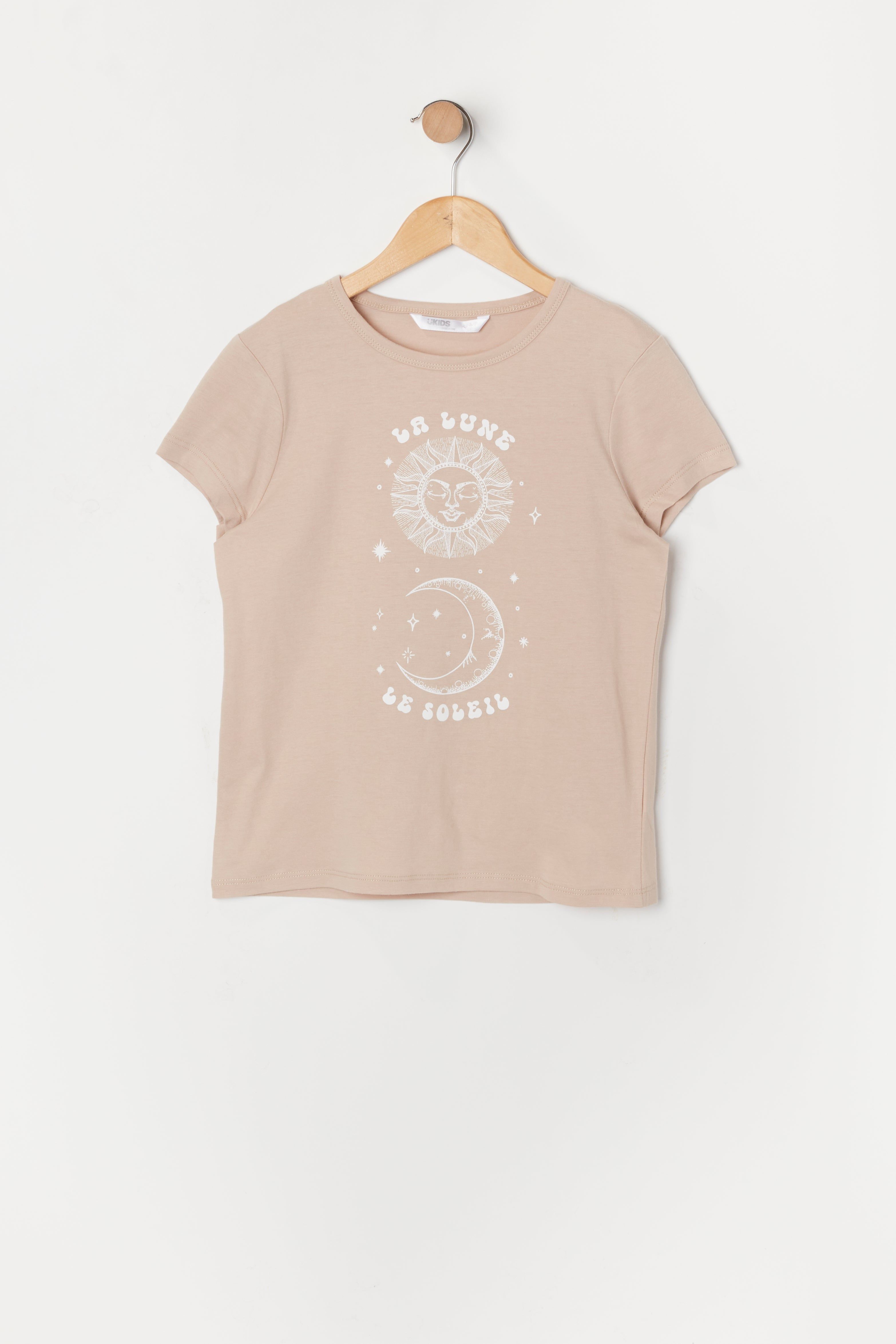 Girls Moon Sun Graphic T-Shirt sold by Urban Planet