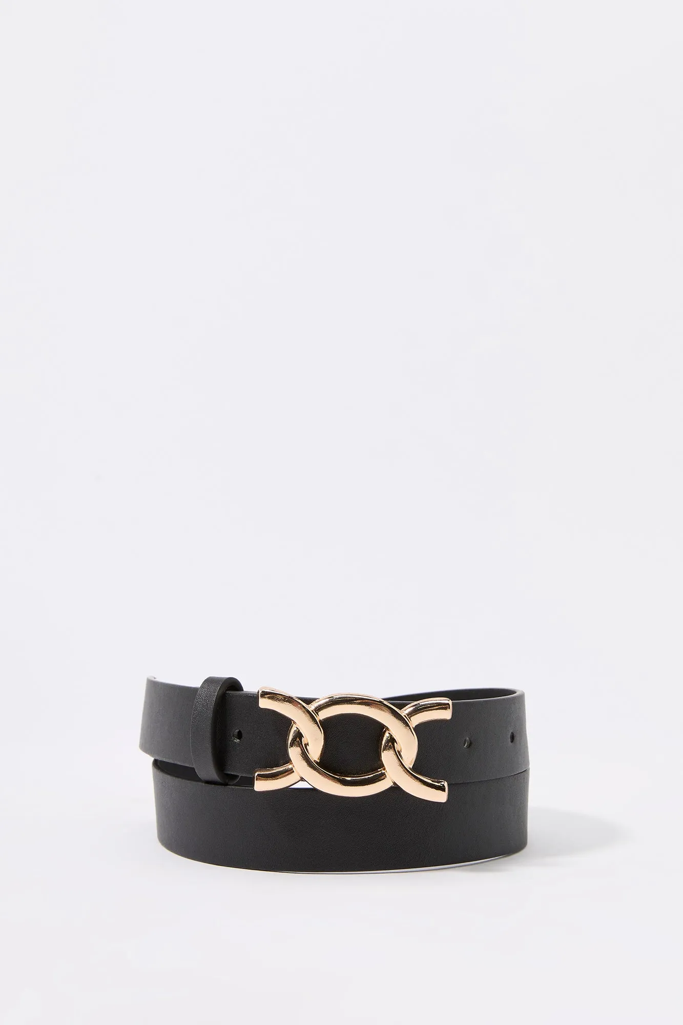 Chain Link Faux-Leather Belt sold by Urban Planet