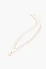 Collier superposé avec breloque ronde sold by Urban Planet