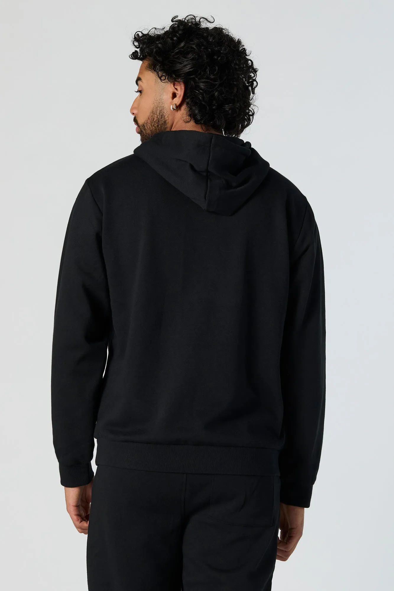 Black Hole Graphic Fleece Hoodie sold by Urban Planet product image thumbnail 4