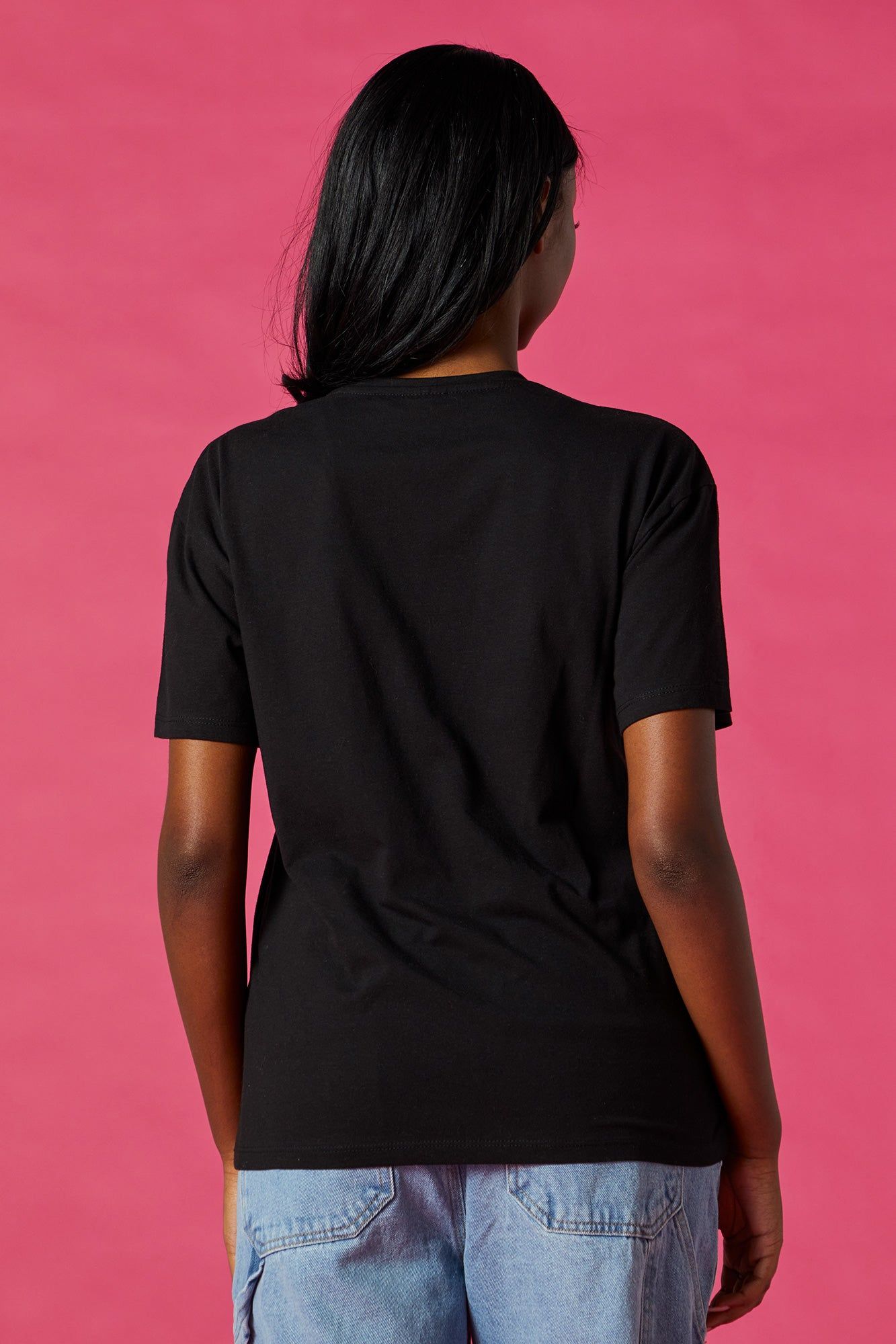 Barbie™ Black Graphic Boyfriend T-Shirt sold by Urban Planet product image thumbnail 4