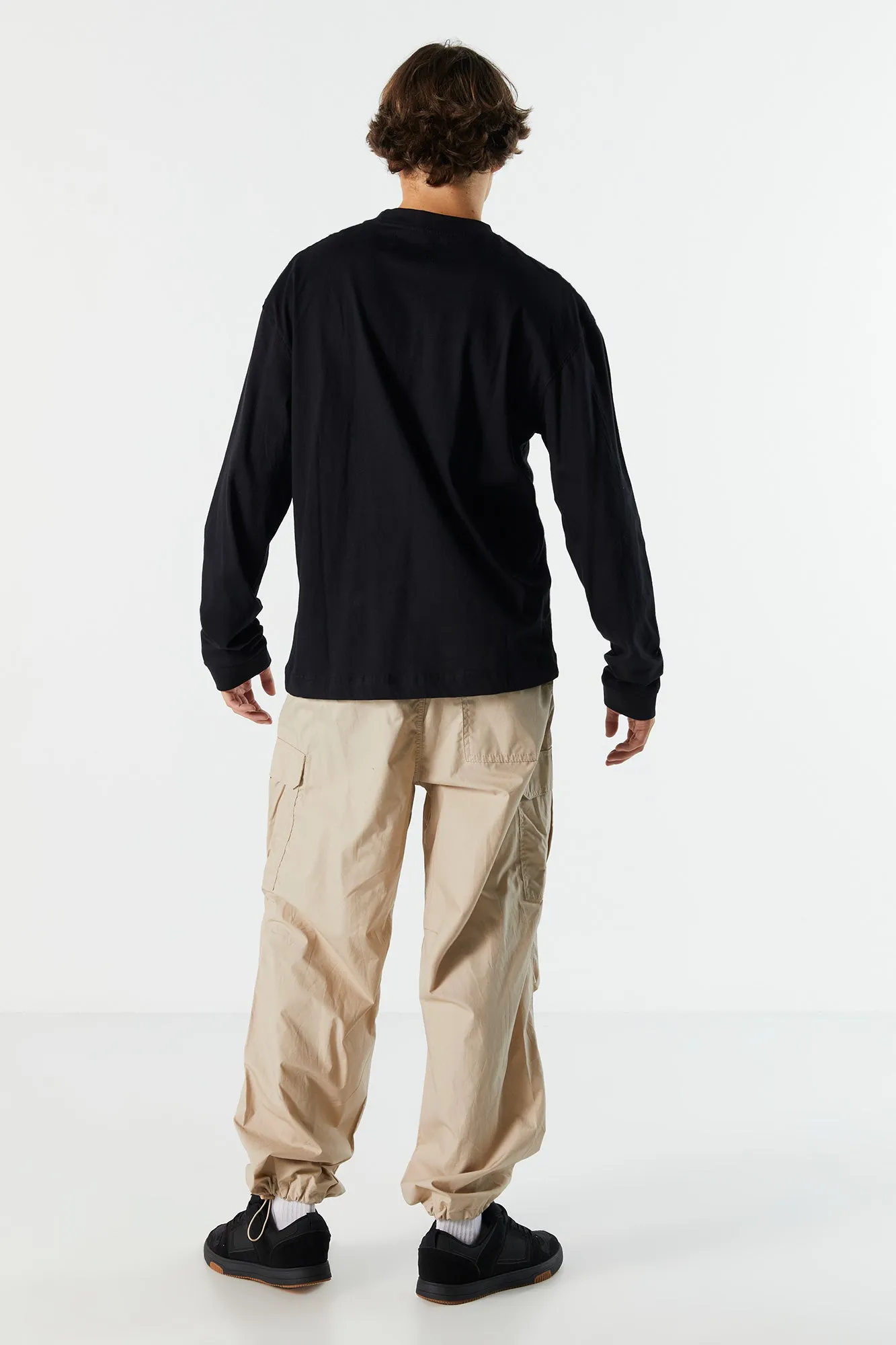 Pantalon de jogging cargo parachute en popeline sold by Urban Planet product image thumbnail 3