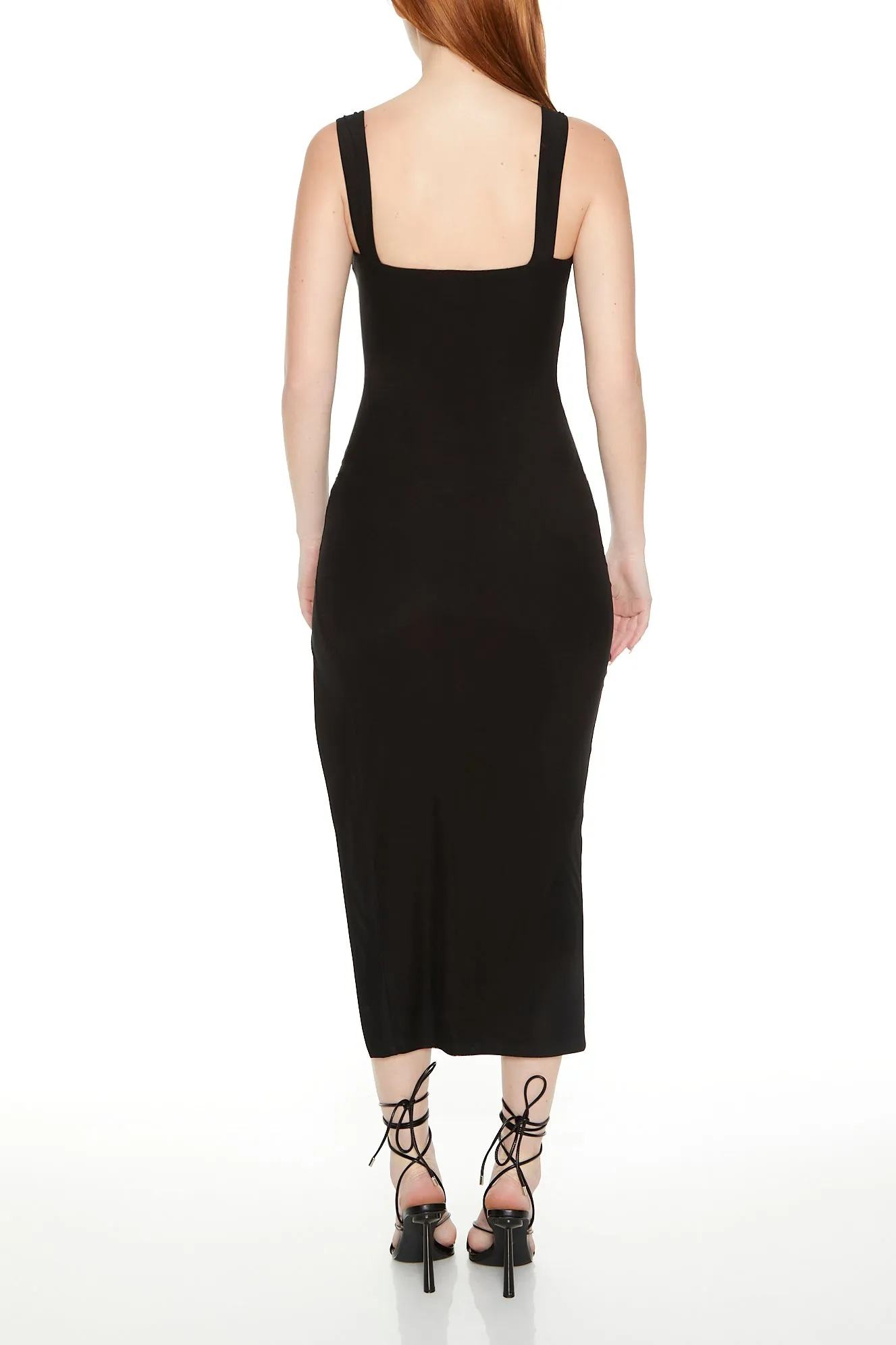 Mesh Sweetheart Slit Midi Dress sold by Urban Planet product image thumbnail 3